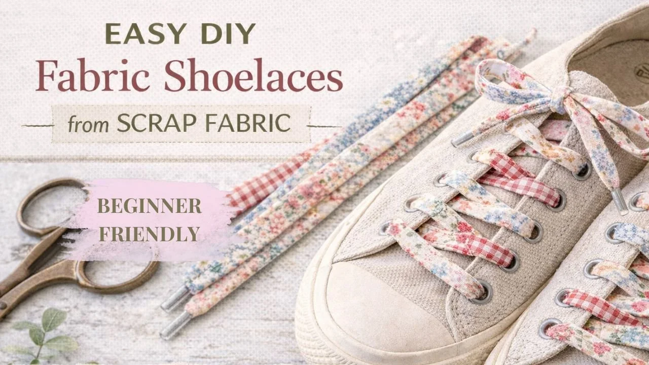 How to Make Fabric Shoelaces 