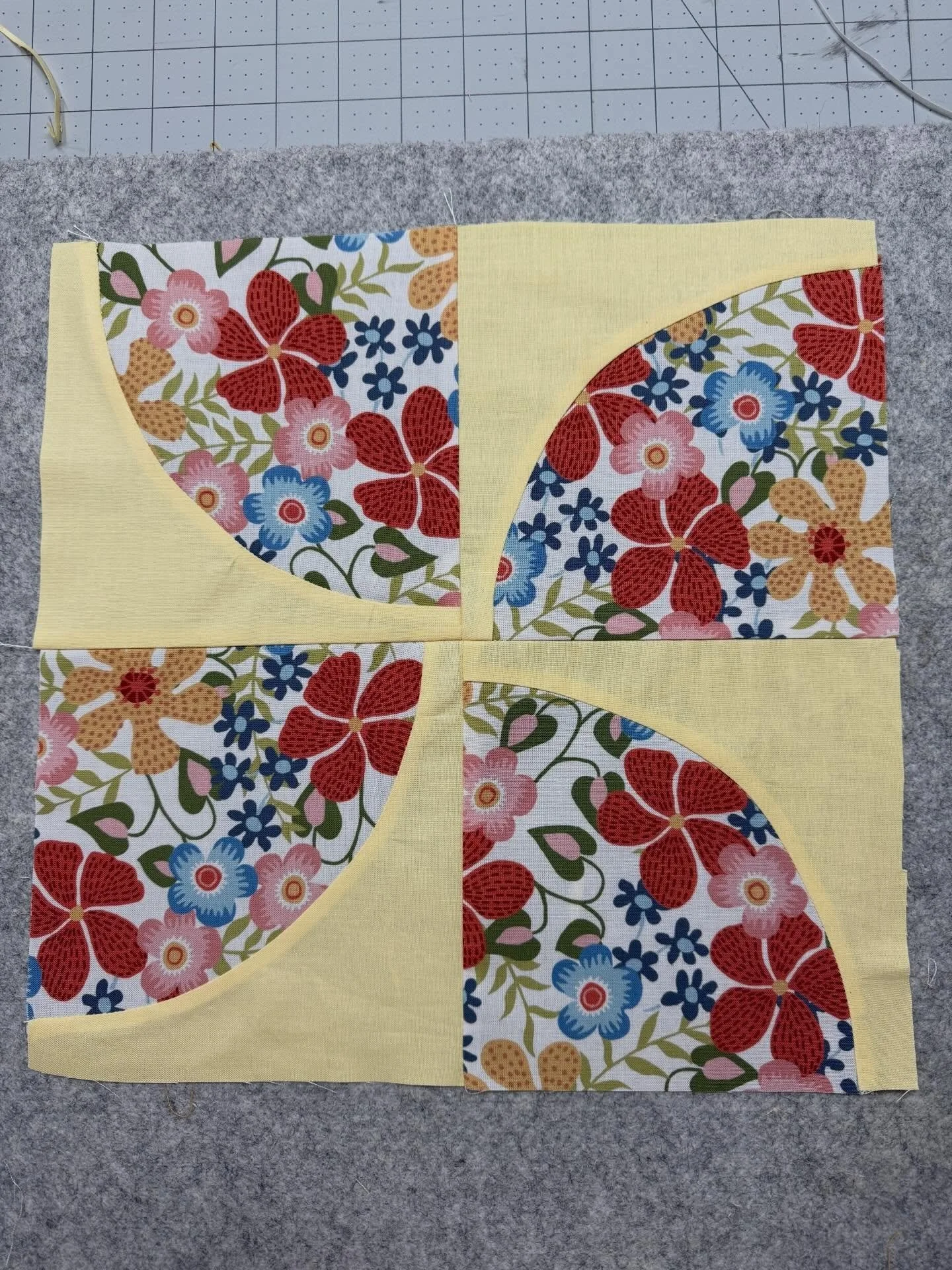 Don&rsquo;t forget to sign up for the Block of the month class happening at the Local Republic Market this Tuesday, April 14 from 6-8pm. This month we are learning to piece with curves and making this fun quarter circle pinwheel block. Click link in 