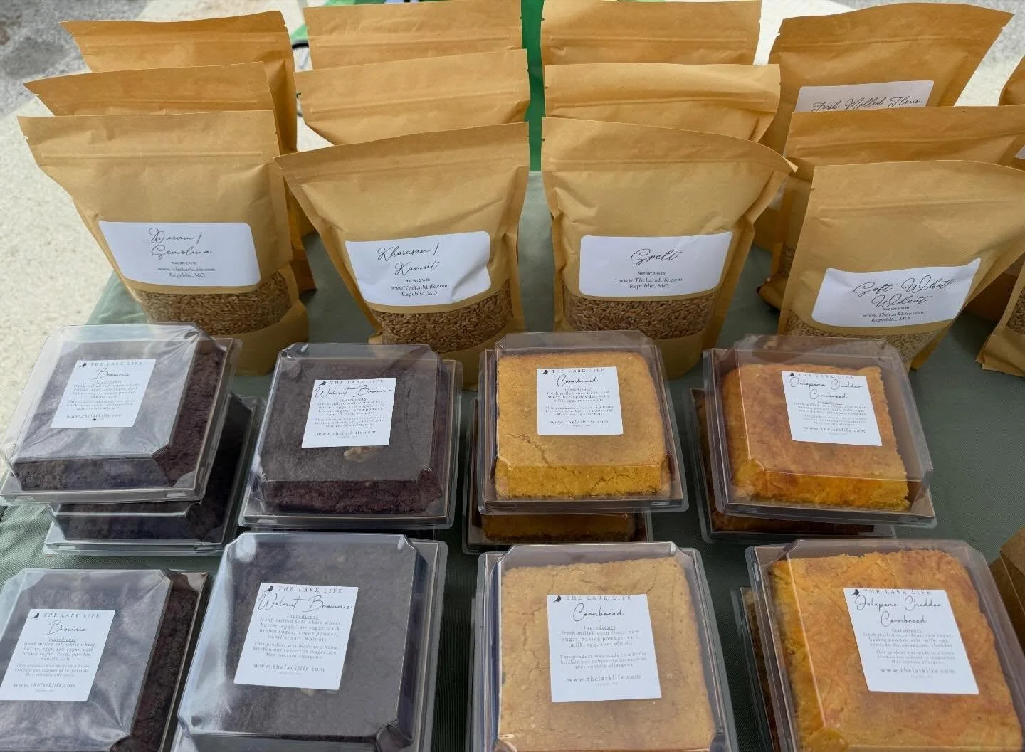 Here at the farmers market in the a Lowe&rsquo;s Parking Lot in Republic with lots of goodies. Stop by before all the good stuff is gone. Hope to see you soon.