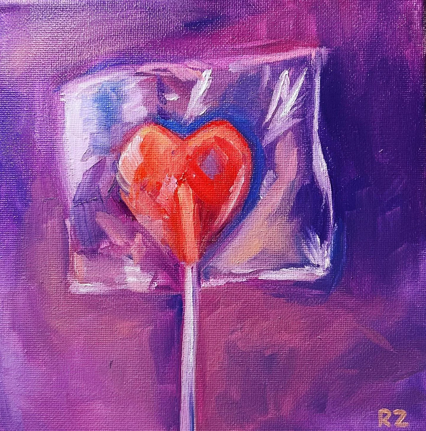 Lolipop ❤️
.
Oil on canvas
.
I want to start painting again 😅
.
#oilpainting #oilpaint #gamblin #art #artwork #lolipop #heartlollipop #traditionalart #paint #gamblinoils #artthrowback