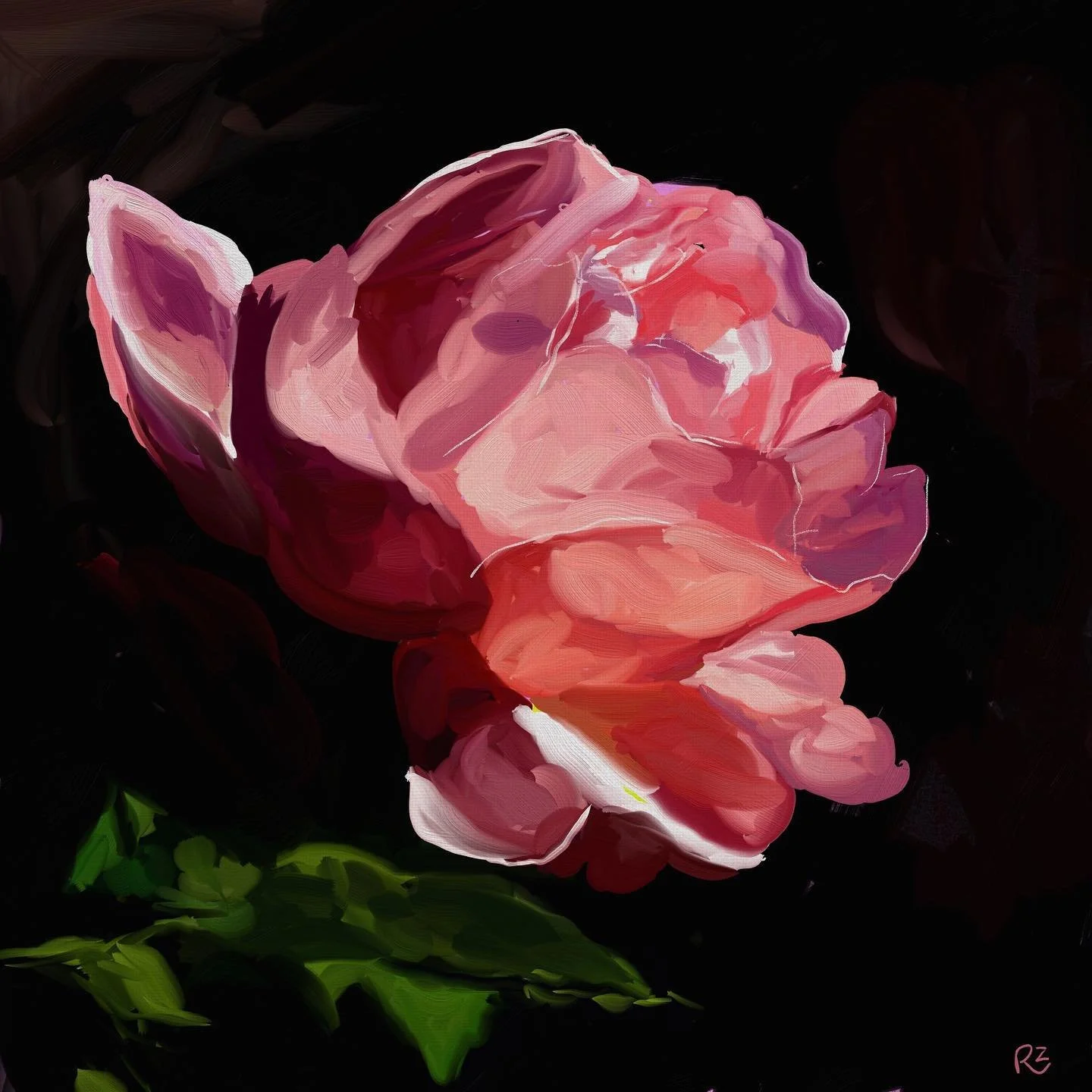 Rose 🥀 
.
Tried something new today 🙃
.
.
#oilpaint #oilpainting #artrage #artrageapp #digitalart #digitalpainting #digitaloilpainting #firstattempt #rose #rosepainting #flower #flowerpainting #flowerart #rosearr #expressionism #expressionistpainti