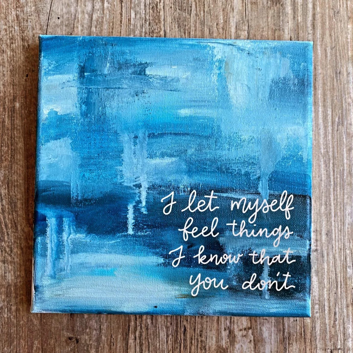 With or without the quote? 🤔
.
Finally have the time for a quick painting session. Been obsessed with @jpsaxe &lsquo;s song &ldquo;a little bit yours&rdquo; lately and decided to create this painting based on that song. I like it without the quote t