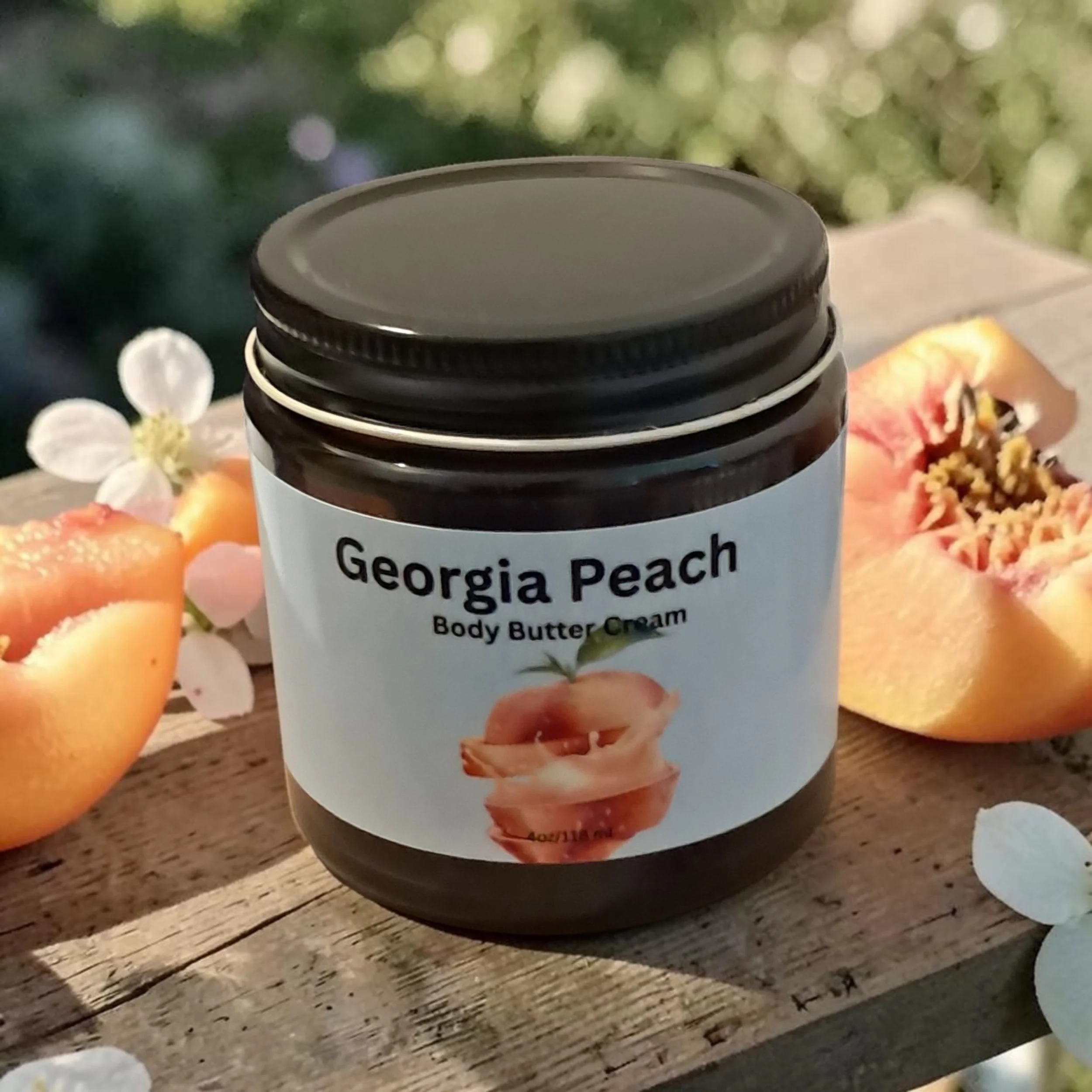 Georgia Peach Body Butter Cream – 4 oz