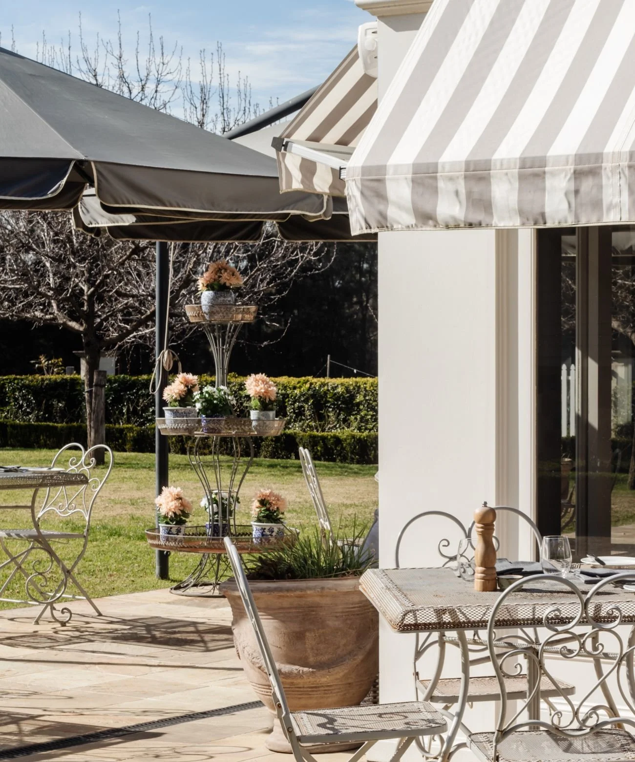 Enjoy a wine tour lunch at Cafe CouCou, a french inspired cafe inside the grounds of Keith Tulloch Wines