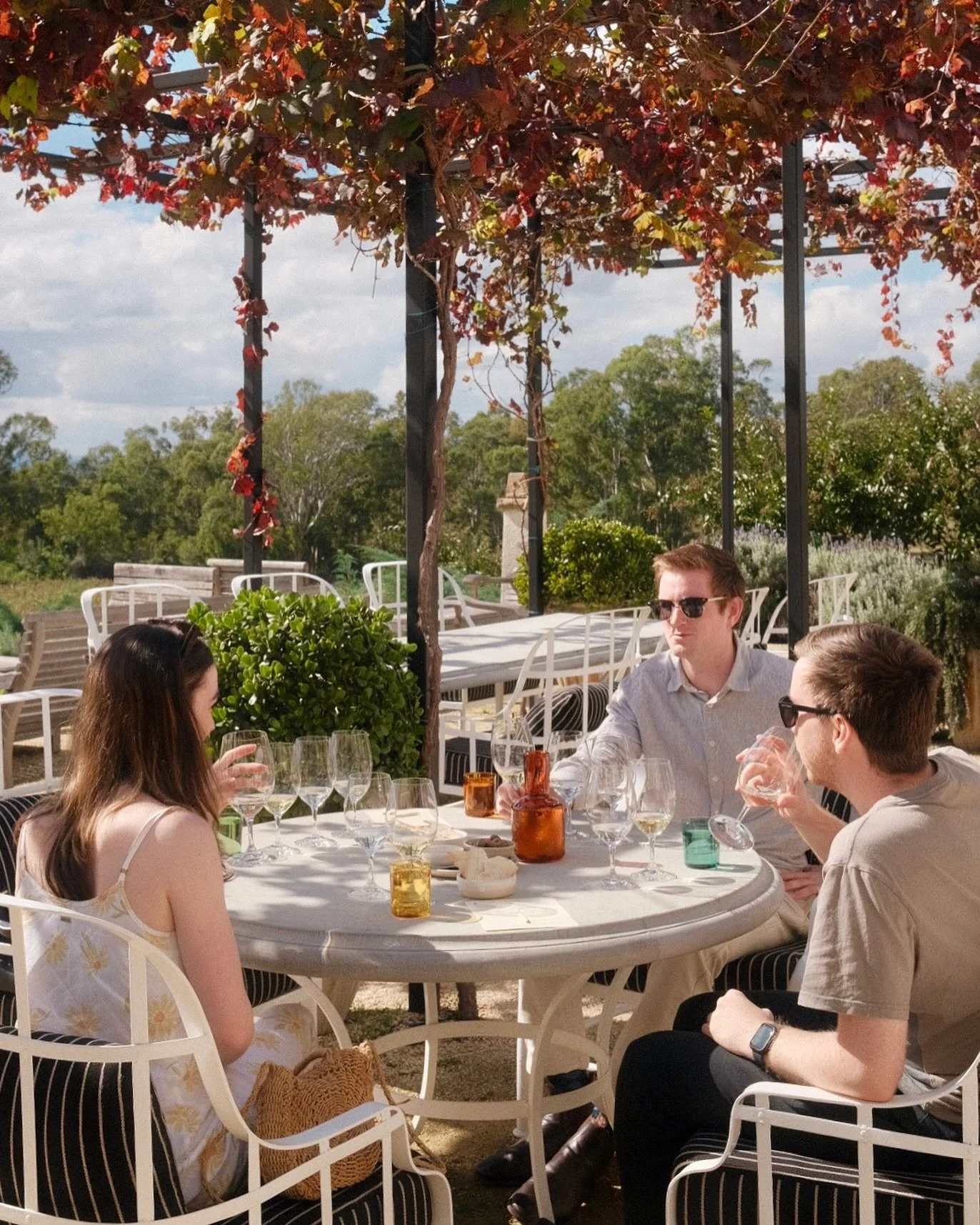 Gourmet wine and food pairing lunch on Coast to Cork Broke Region wine tour