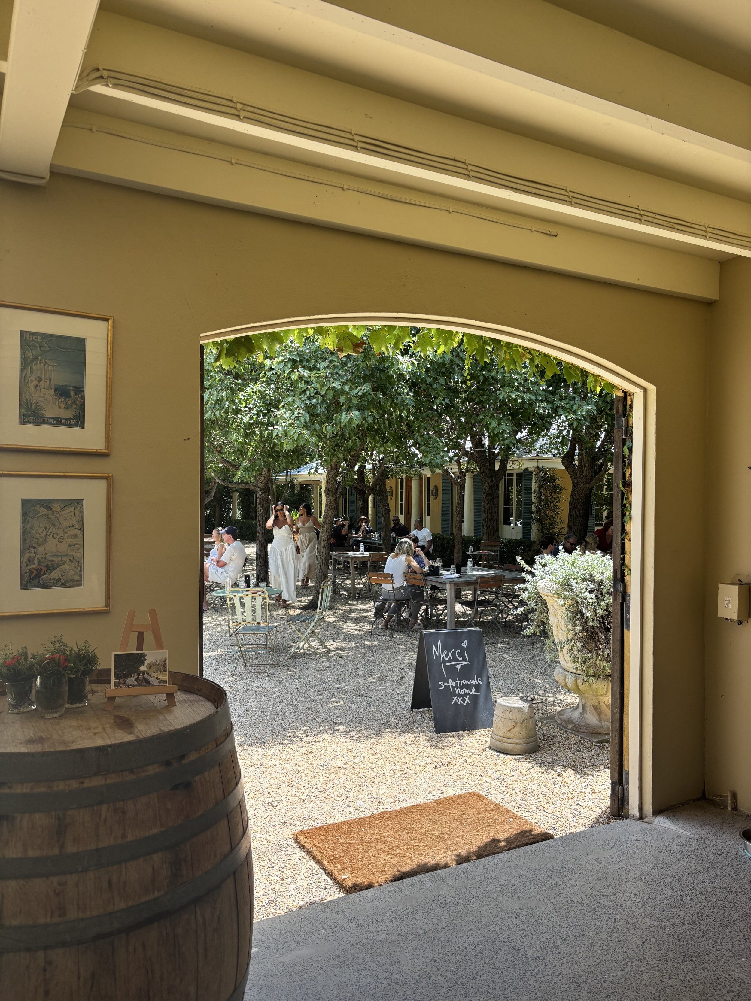 Krinklewood Estate is fast becoming an iconic wine tasting destination for its laid back, french-inspired courtyard