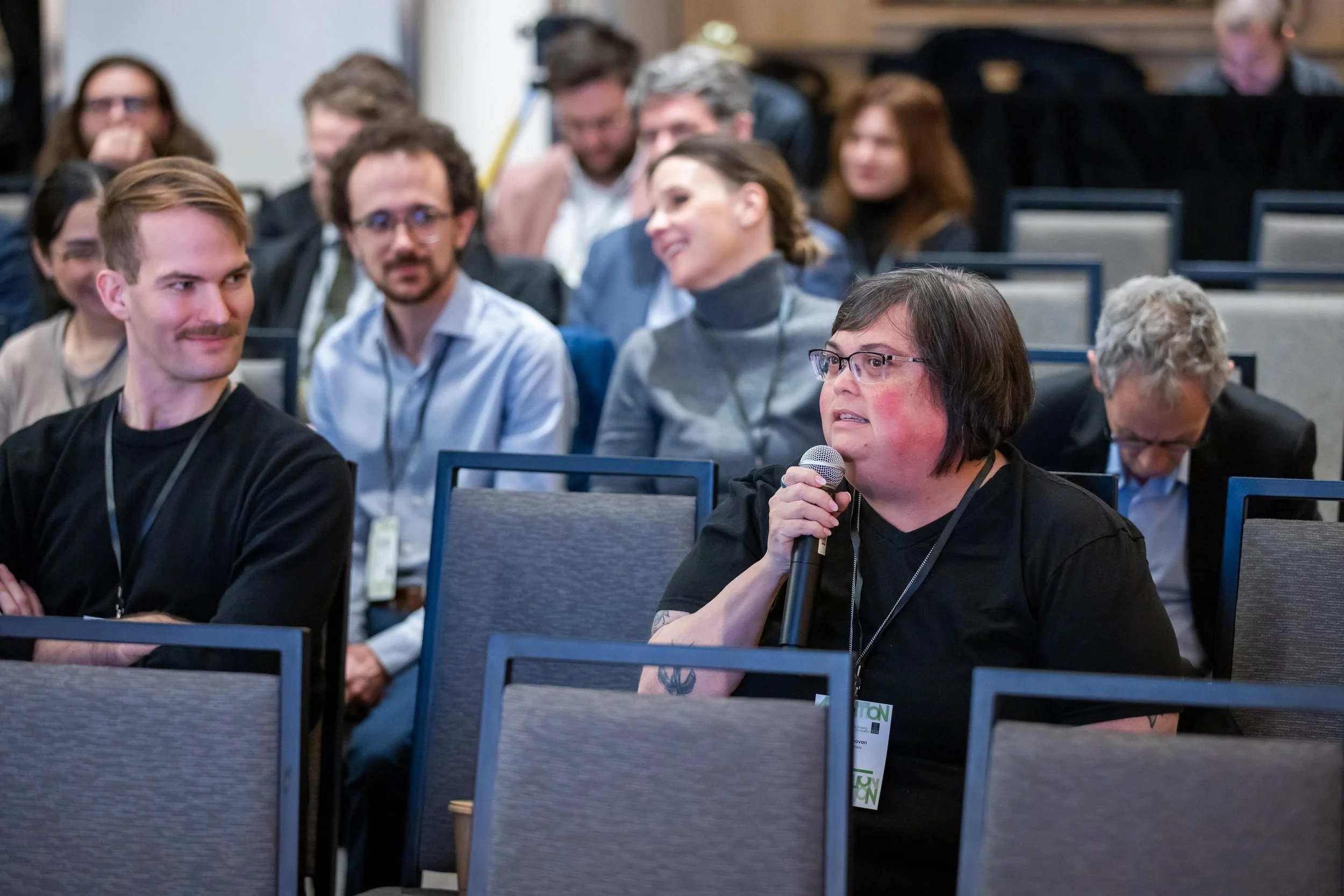 Joan Donovan, founder of The Critical Internet Studies Institute, asks a question