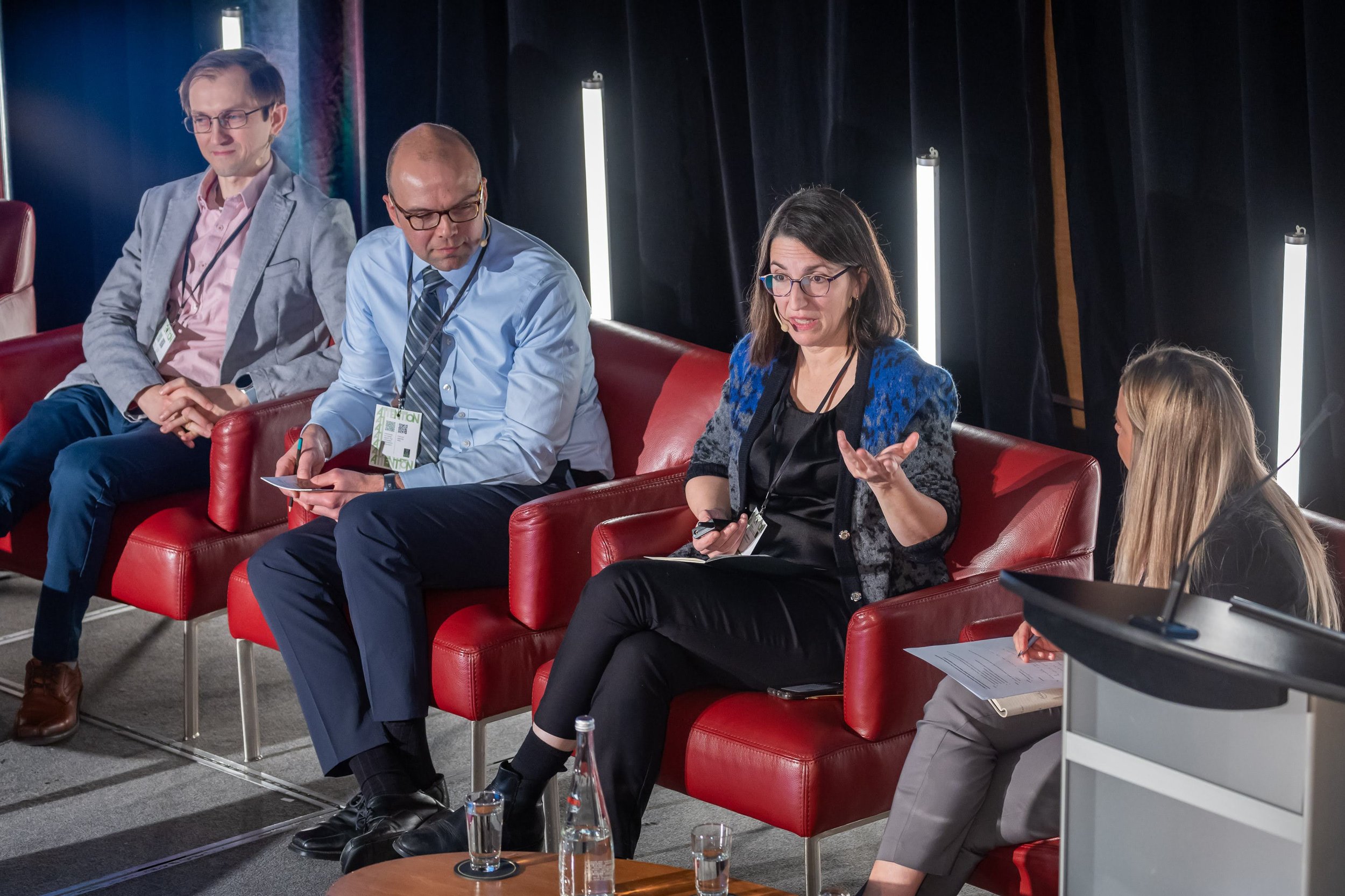 From left to right; Anatoliy Gruzd, Co-Director of the Social Media Lab, John McAndrews, managing director of the Digital Society Lab and Colette Brin, Professor of Journalism and Media Studies at Laval University