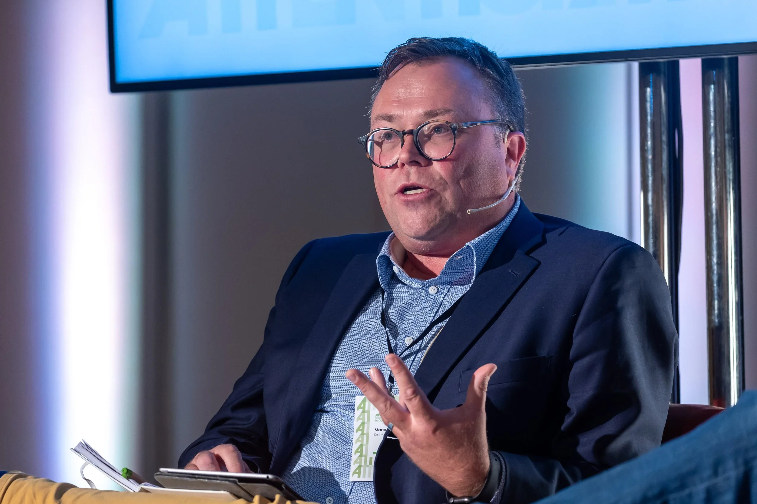 Marcus Kolga, Founder of DisInfoWatch, fielding questions