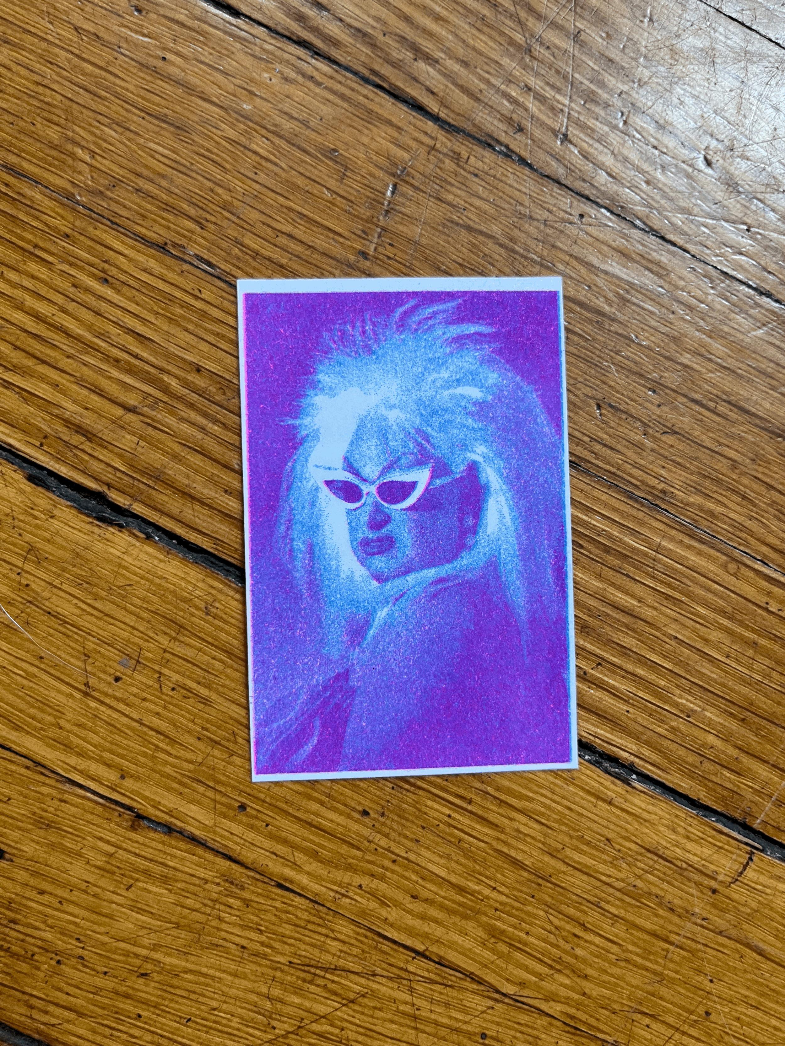 Divine Risograph Sticker