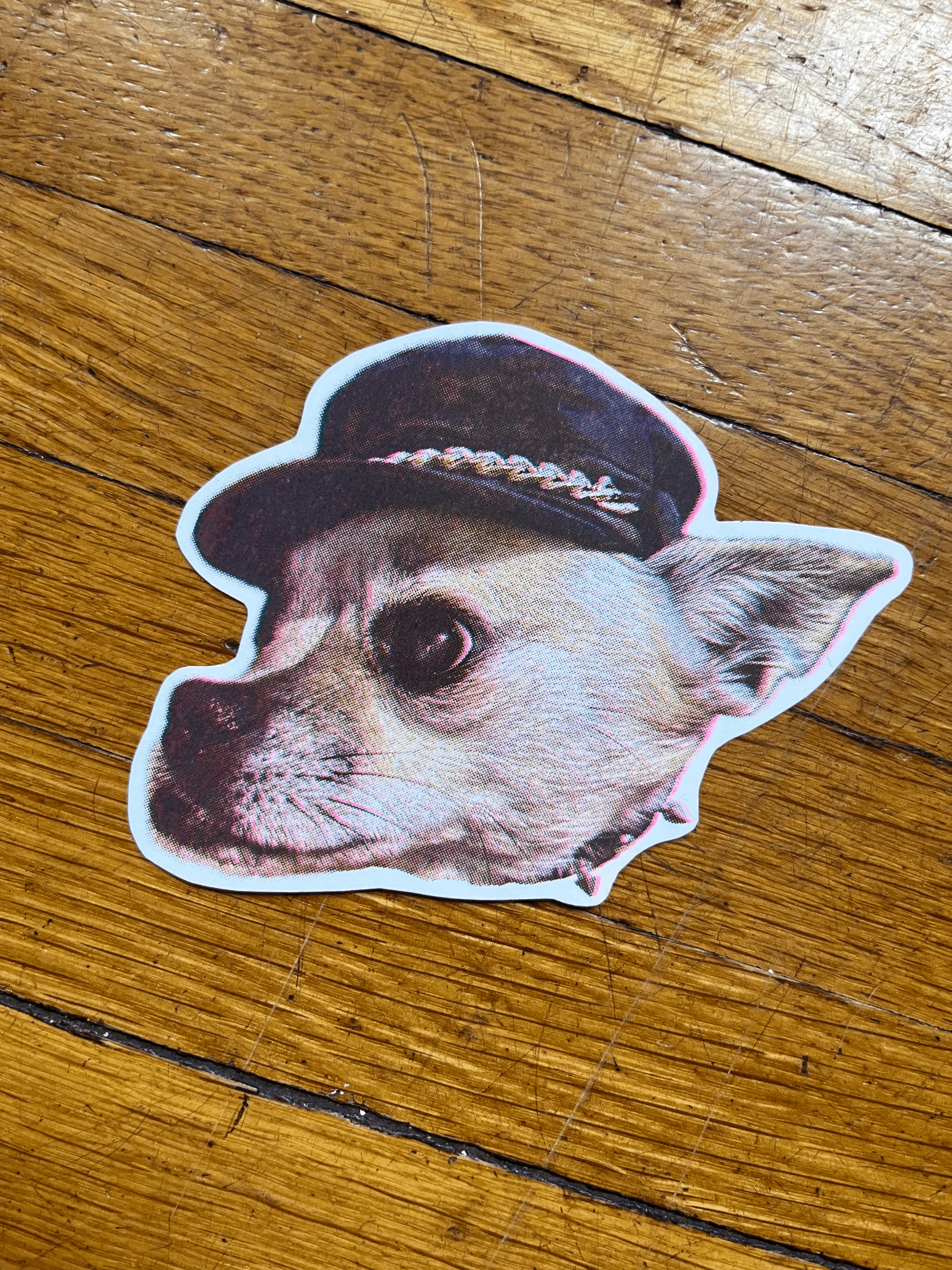 Pepper Baddie & Pocket Clown Risograph Stickers