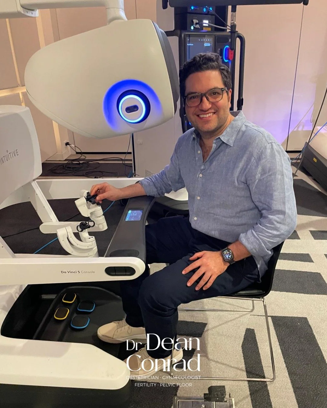 Trialling the new #daVinci5 on Valentine&rsquo;s Day with the DV5 team.

Robotic platforms have been one of the most transformative shifts in my surgical practice. 
Across Australia and NewZealand there are now more than 150 robotic surgical platform
