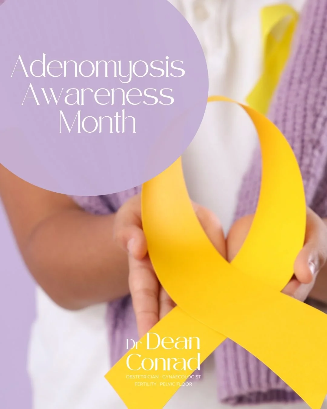 April is Adenomyosis Awareness Month.

Adenomyosis occurs when the lining of the uterus grows into the muscle wall. It can lead to heavy bleeding, significant pain, and a real impact on quality of life.

It&rsquo;s a condition I&rsquo;m seeing more a