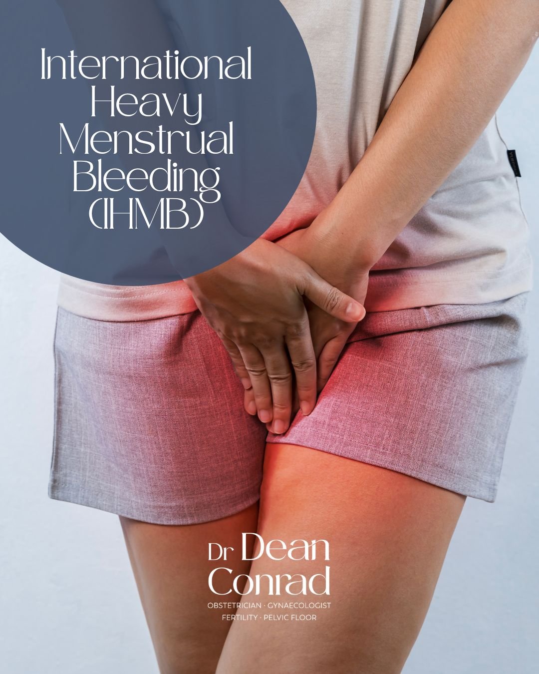 Today is International Heavy Menstrual Bleeding (IHMB) Day, a day to raise awareness about heavy periods, which affect 1 in 4 women of reproductive age.

Heavy menstrual bleeding is often dismissed as &ldquo;just part of being a woman.&rdquo; It&rsqu