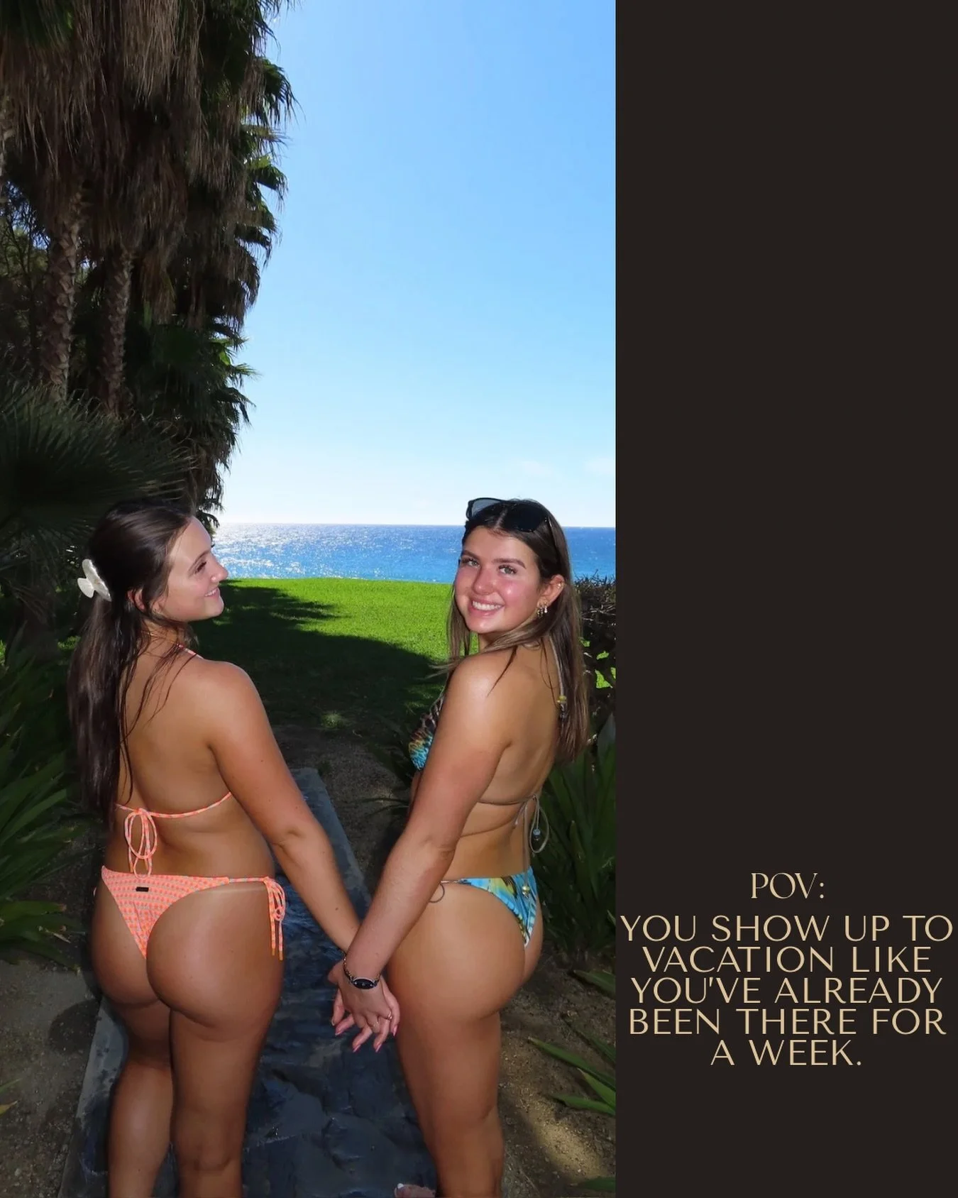 Yea actually I definitely want to show up in Mexico with a fake tan and bronzed already, TSYM.