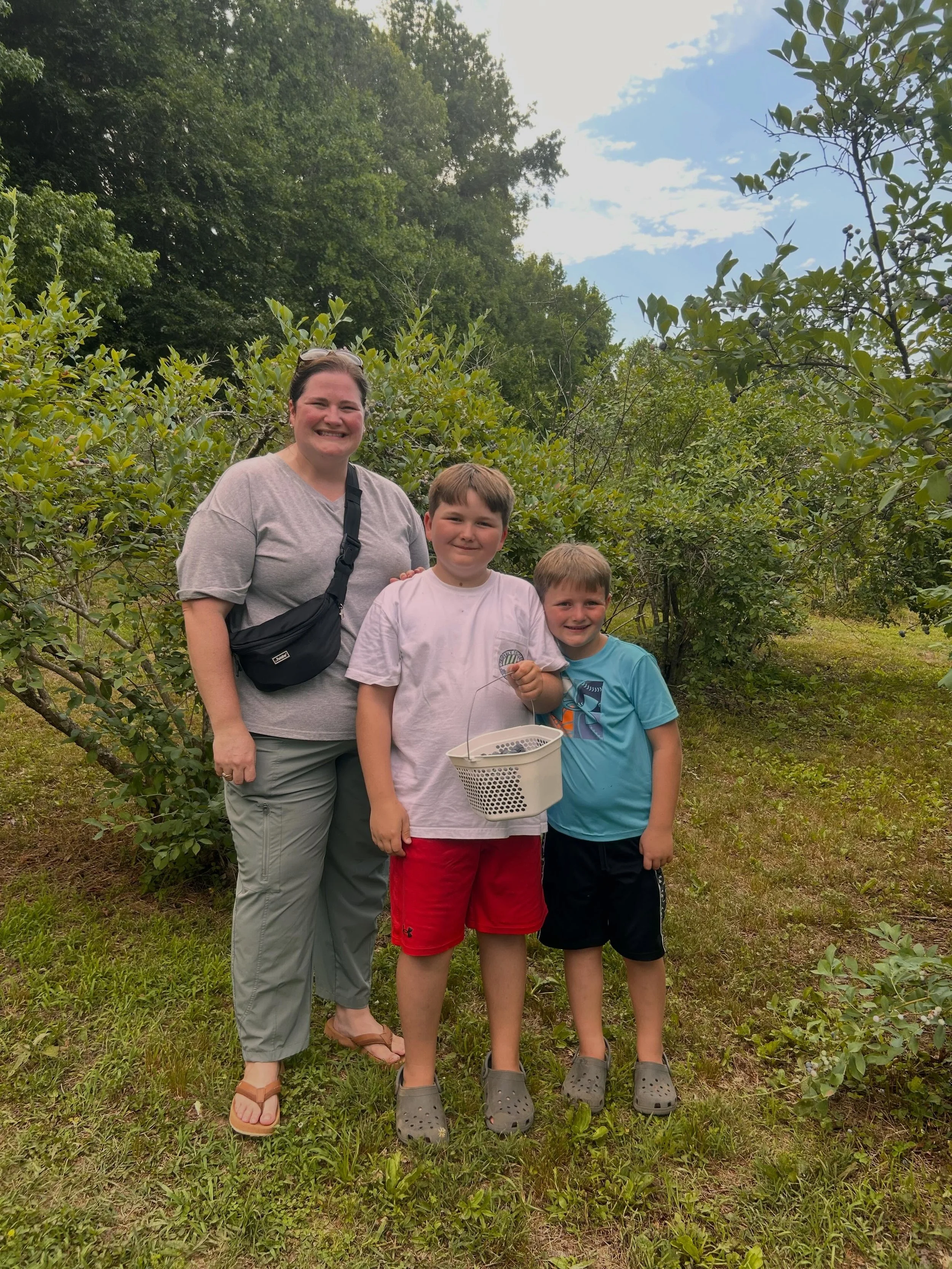 Opening Day of U pick went well! 🫐 Got to see some sweet friends and families enjoy some delicious and beautiful goodies and time together! The berries are big and delicious! The lavender is gorgeous- some varieties are at peak for beautiful bundles