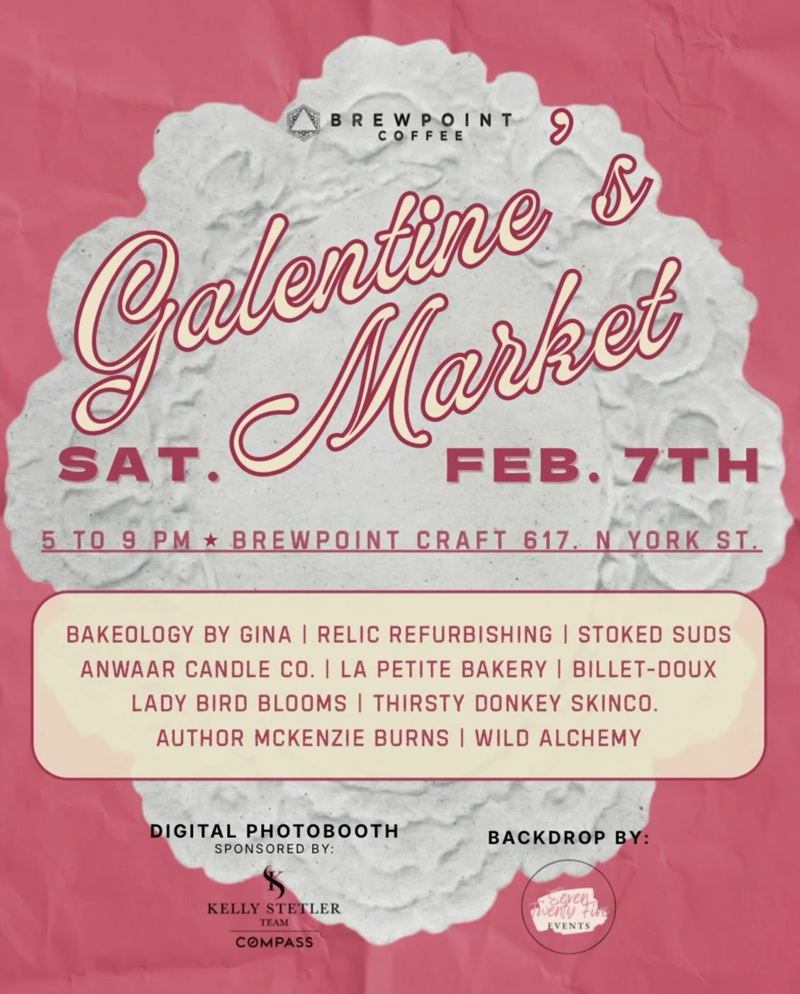 I am SO excited to be a vendor at @brewpointcoffee Galentine&rsquo;s Day Market THIS Saturday! 

The menu of items I will be selling is on the second slide, if you are in the area come by and stock up on baked goods for Valentine&rsquo;s day AND for 