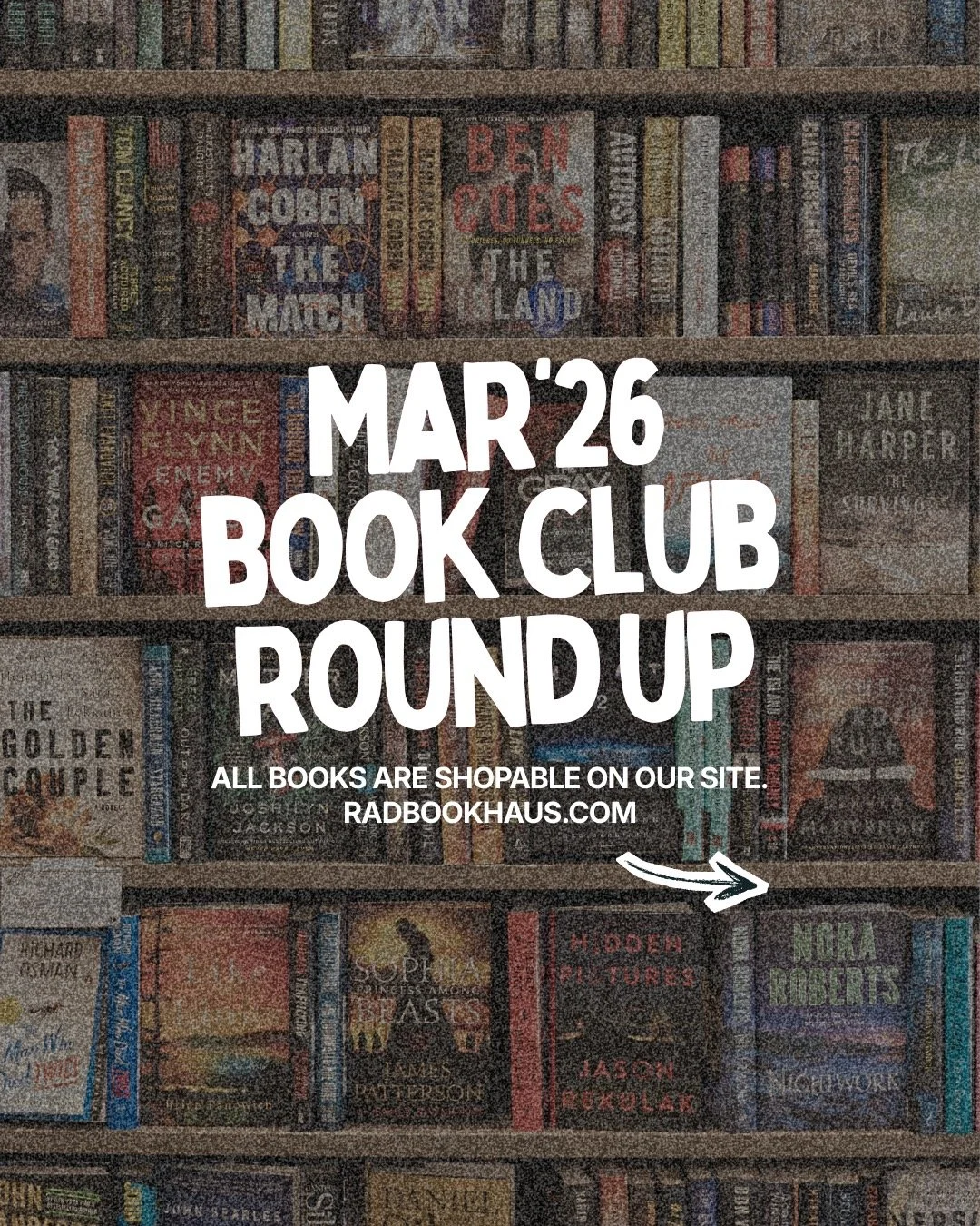 March is officially underway, and the book club line-up is so incredibly stacked. Every single club had such a stellar pick this month, there was absolutely no way I was leaving anyone out.

Grab your current read, settle into your favorite spot, and