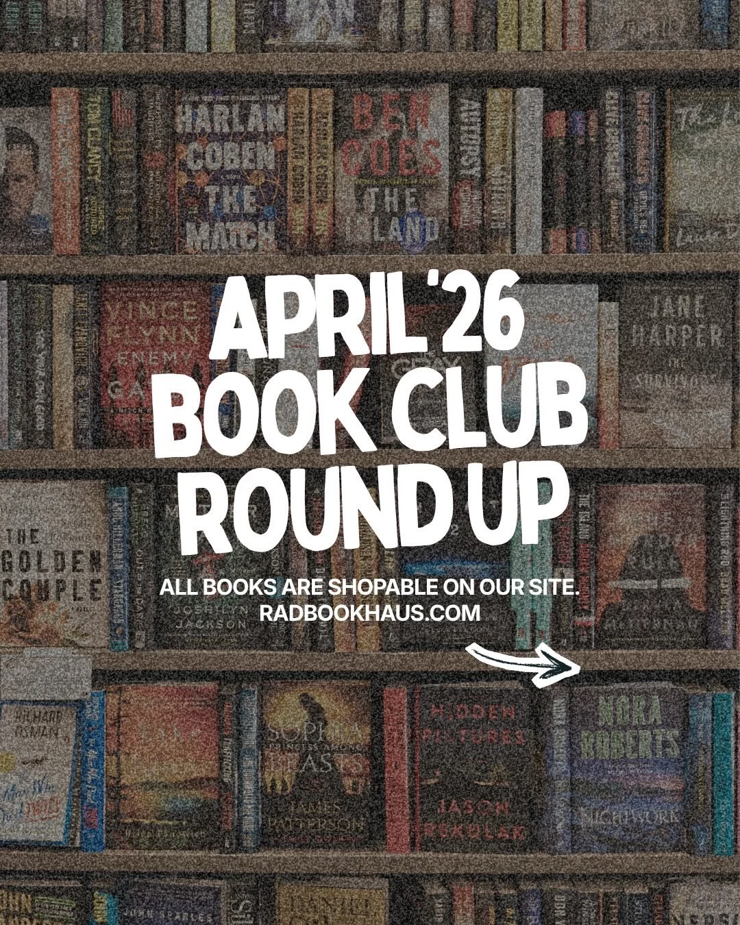 April is moving fast, but the TBR pile is moving faster. 📚✨

I&rsquo;ve spent the month curating the heavy hitters from across the book club universe. From the heavy-weight fantasy of the Cosmere to the quiet, necessary science of actually doing not