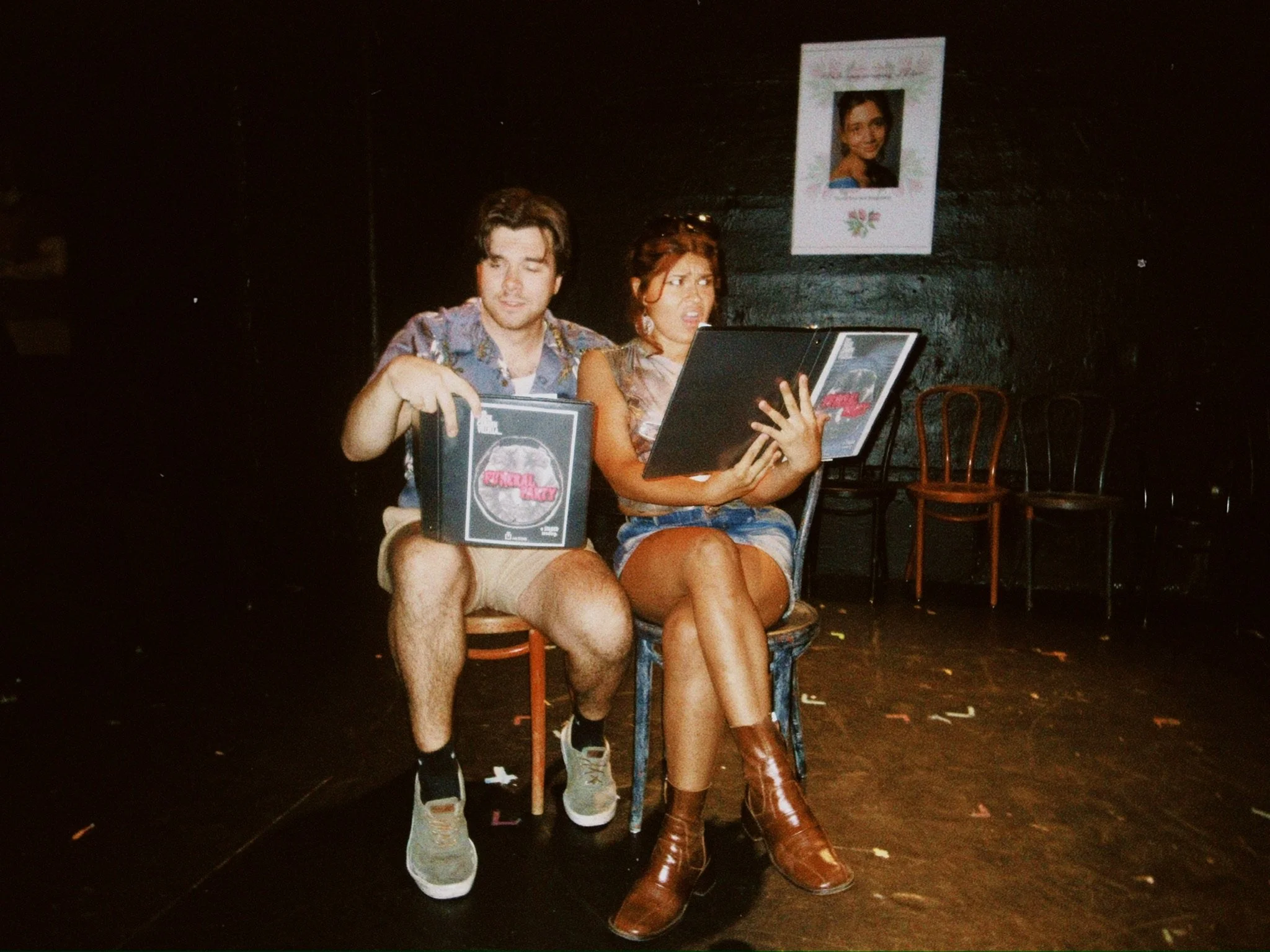 funeral party reading still