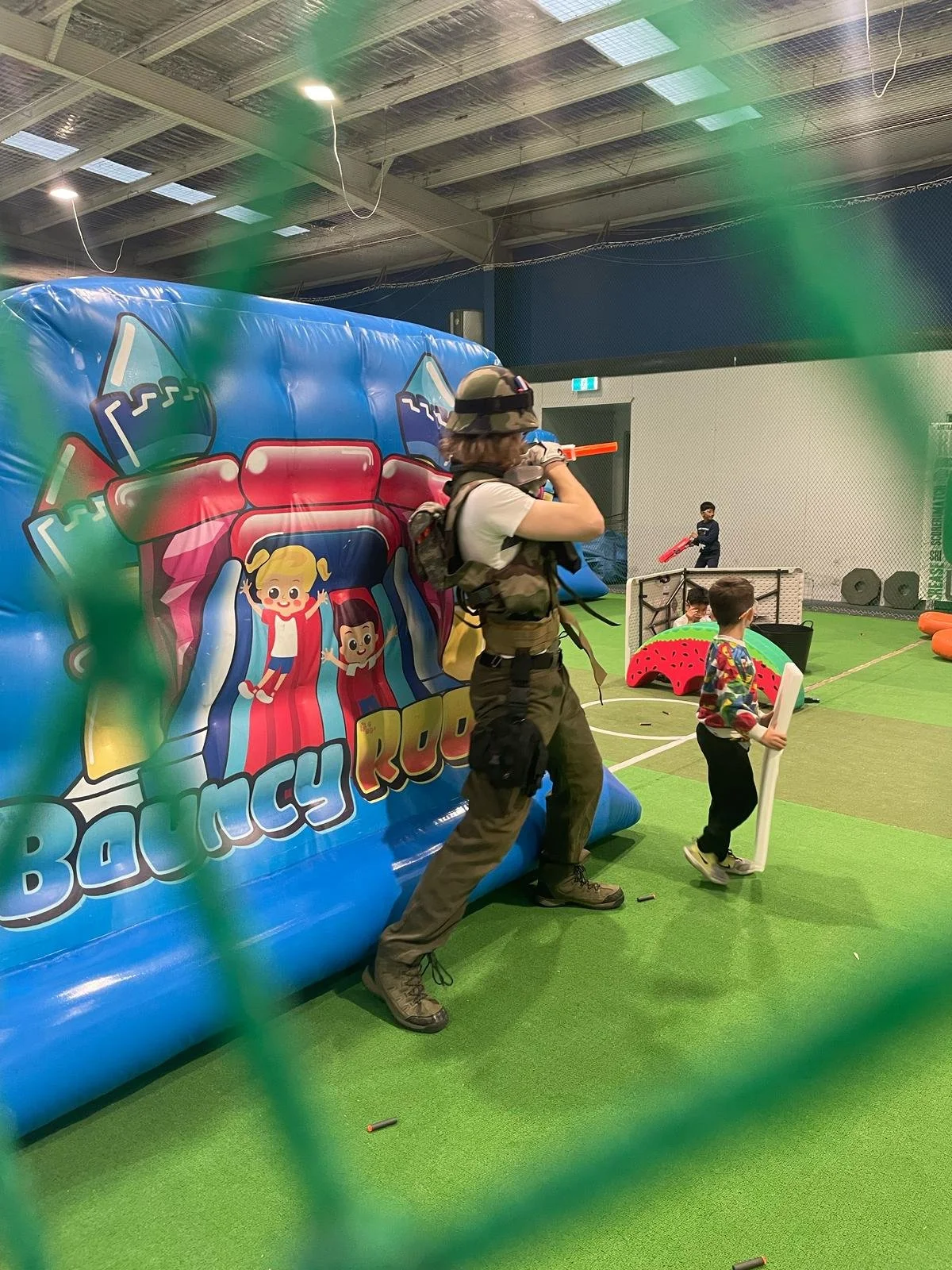 Nerf party at BouncyRoos
