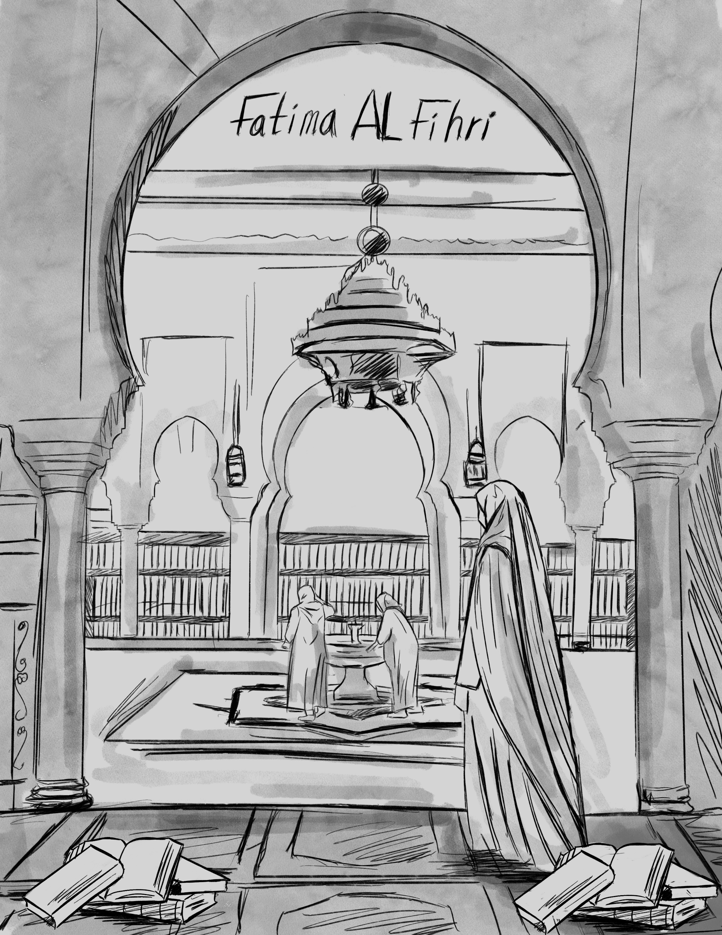 Fatima Al Fihri Sketch.png