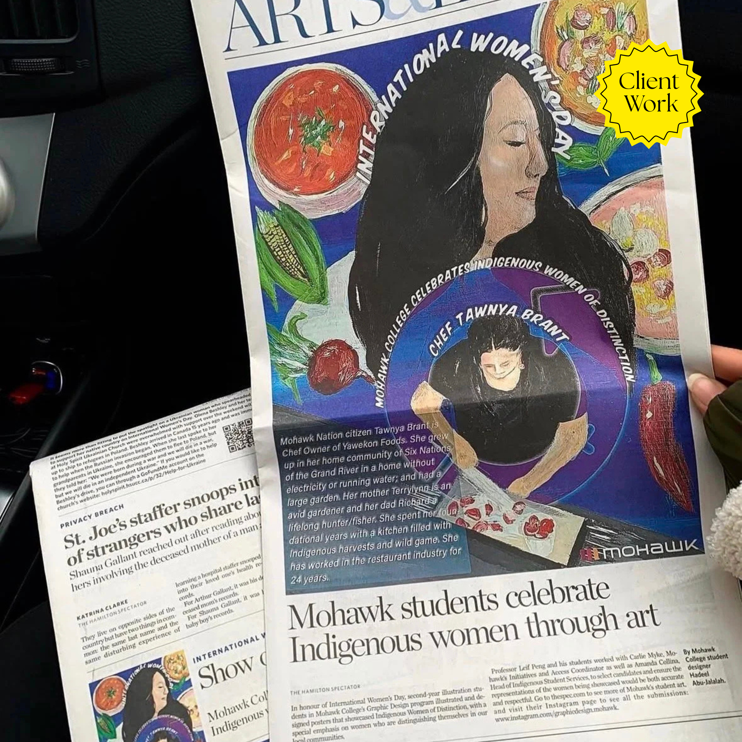 Published Illustration — Hamilton Spectator