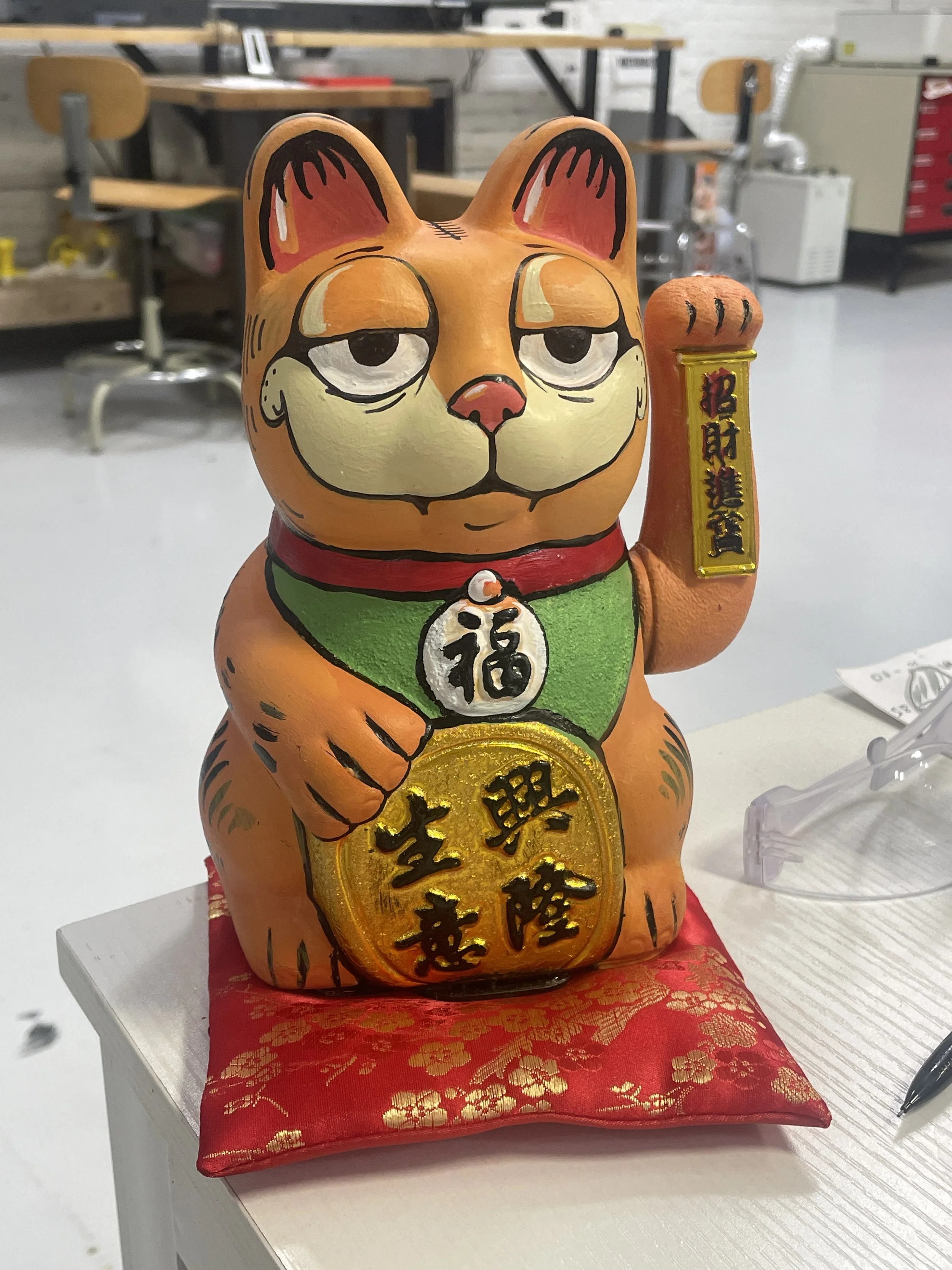 Lucky Boy sculpture: the Great Garfield Art Show
