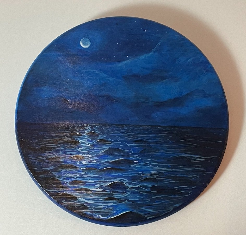 Acrylic on wood panel