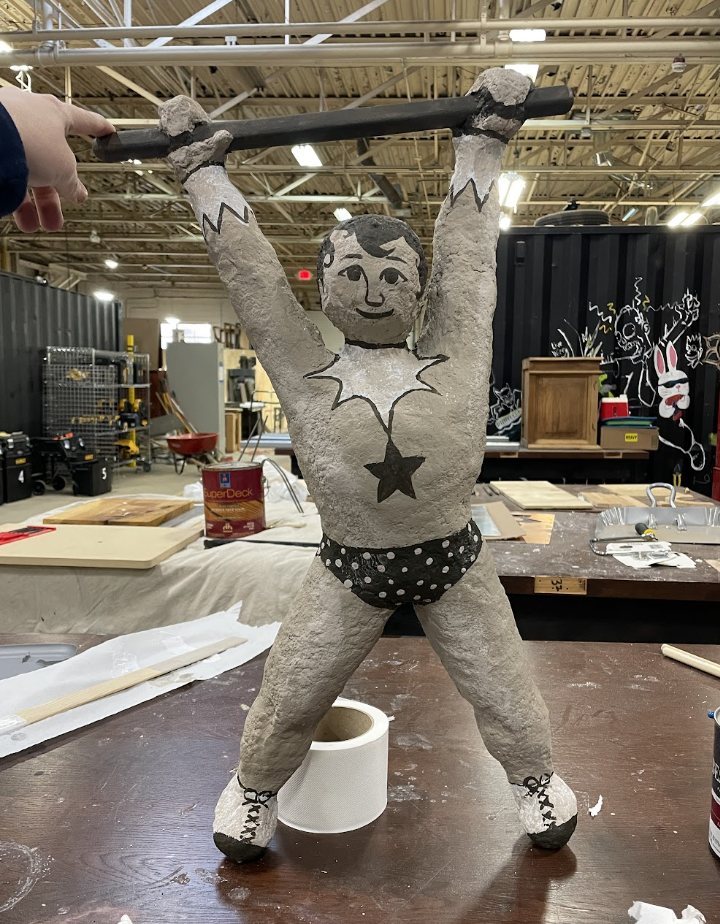 Strongman Macy's day parade puppet | Miracle on 34th Street