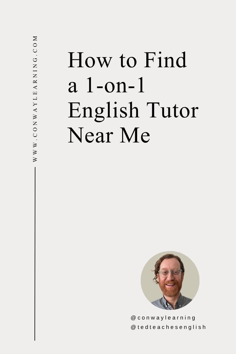 How to Find a 1-on-1 English Tutor Near Me