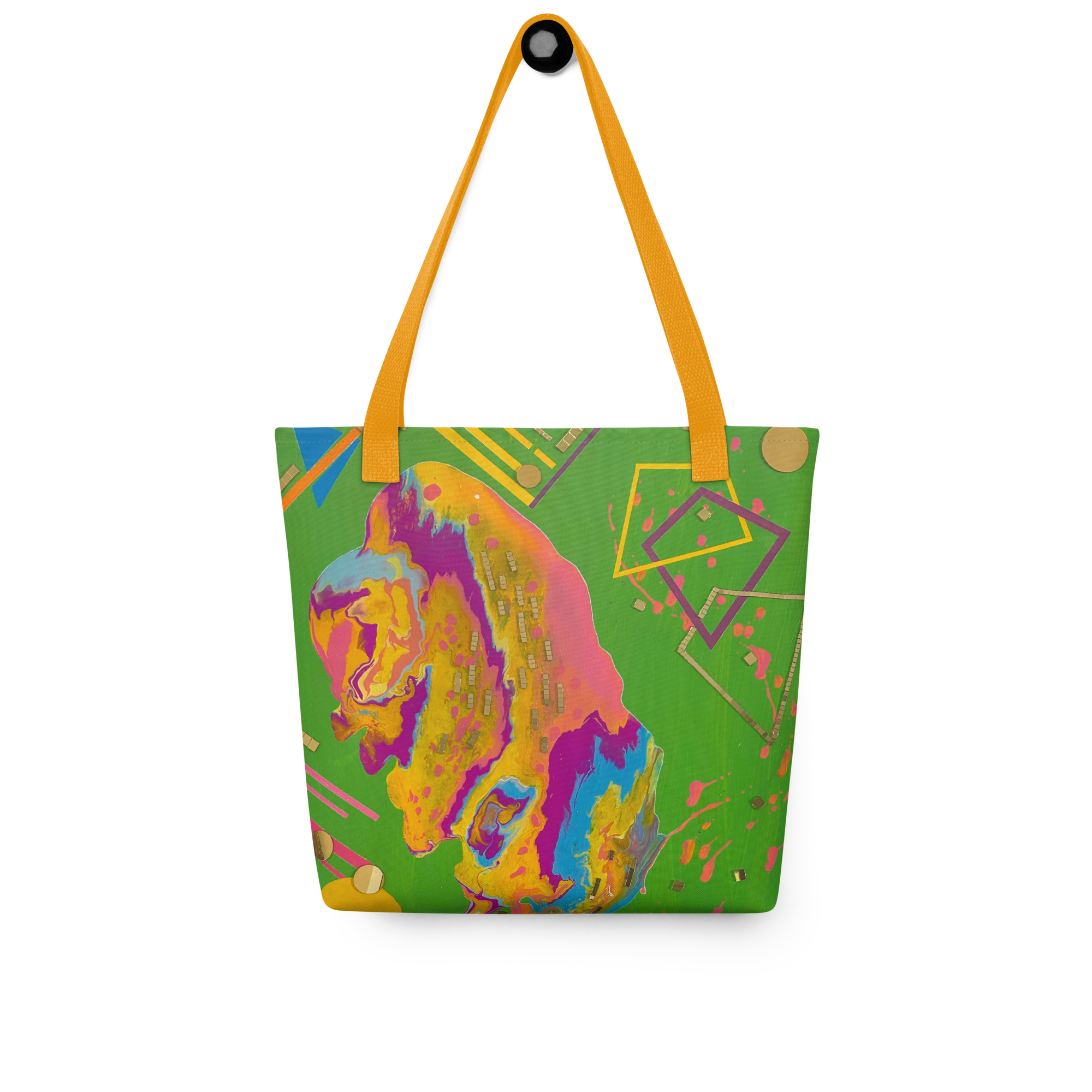 Green Retrowave Tote bag