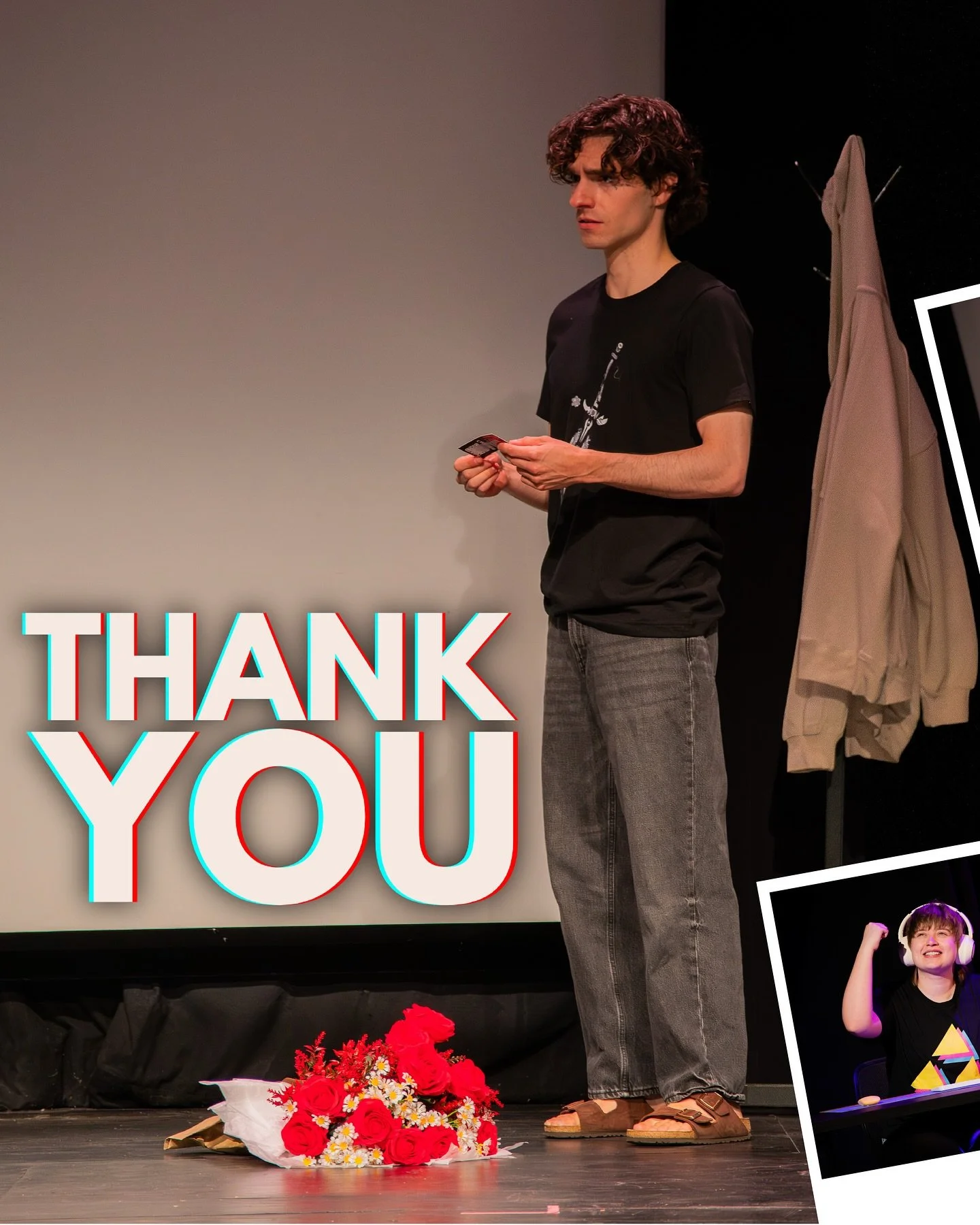 THANK YOU 👾

Took me a few days to make this because my brain is fried but wowee. 

🎭 12 days of fringe
🎟️ 44 shows I ran as the lighting technician
💻 98 cues I had to build in QLAB for my own show, including 
🎮 48 animations I had to make. 
🖋️