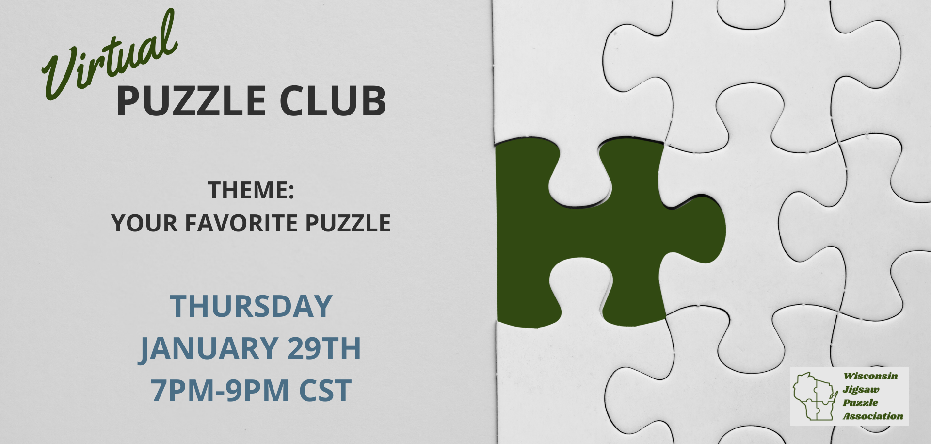 National Jigsaw Puzzle Day - Virtual Puzzle Club