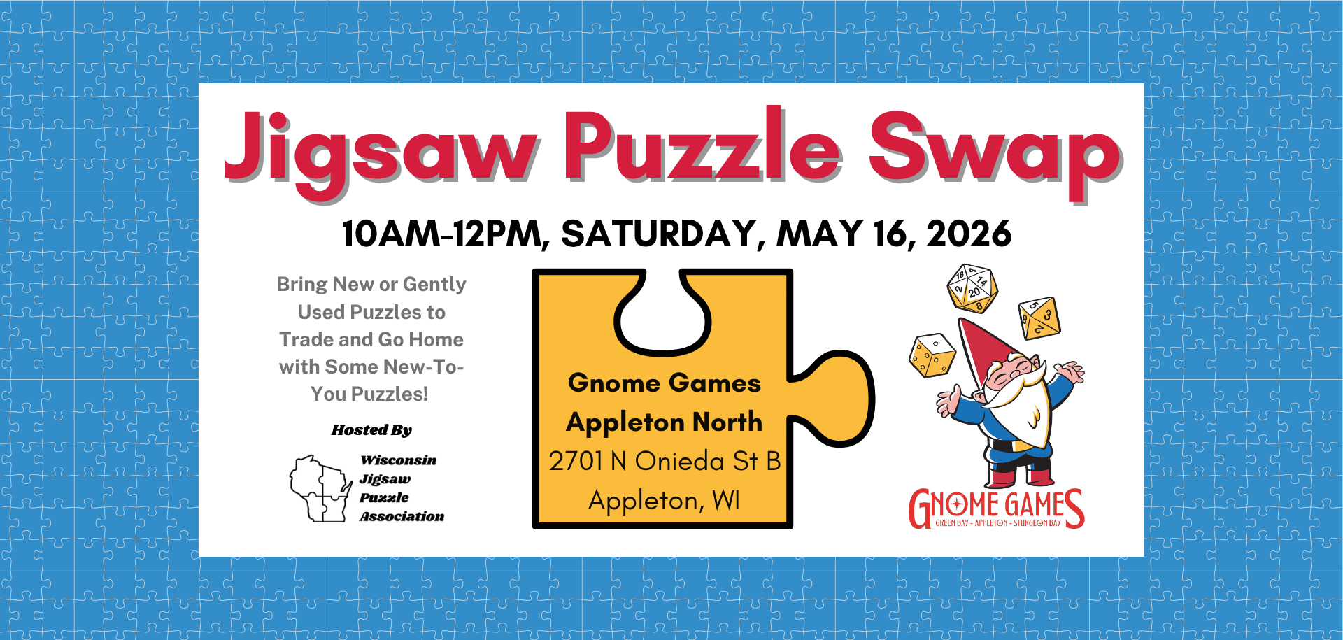 Puzzle Swap @ Gnome Games Appleton North