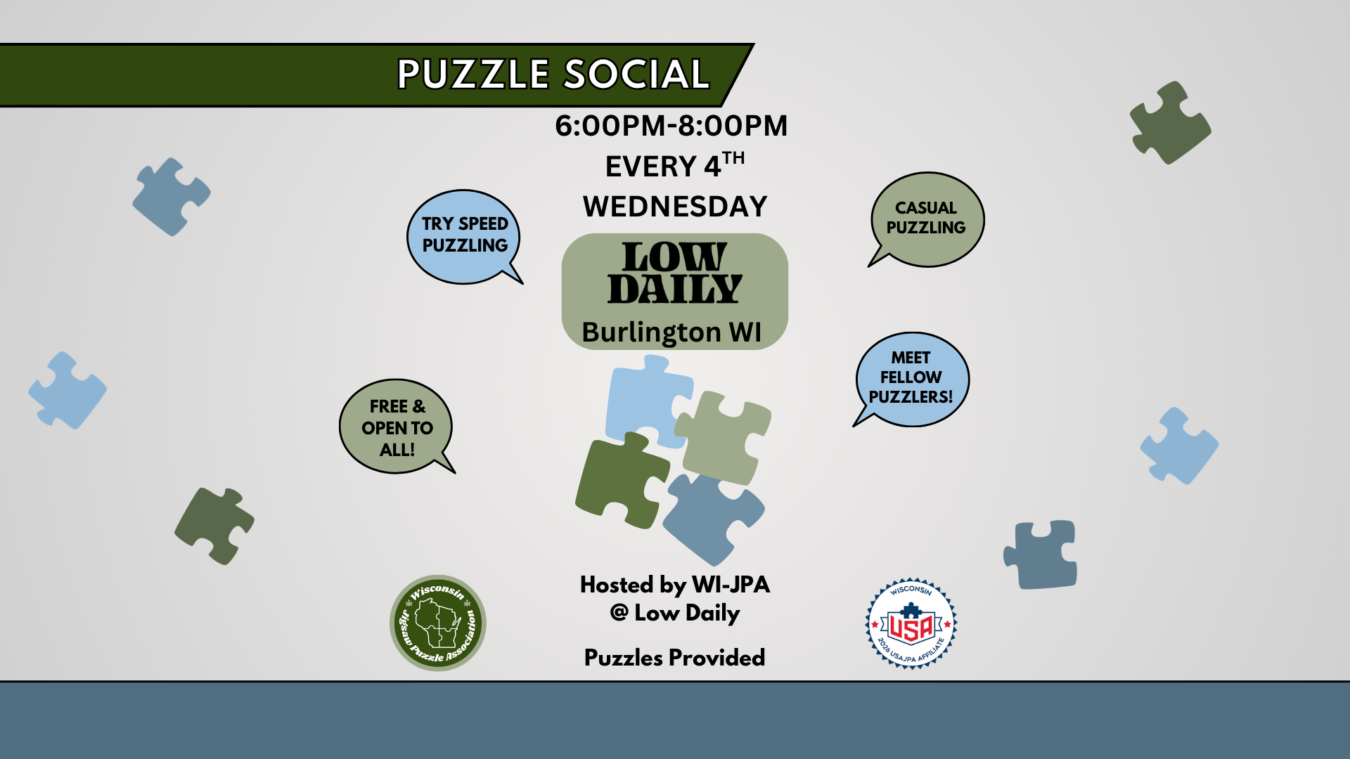 Puzzle Social - Burlington June