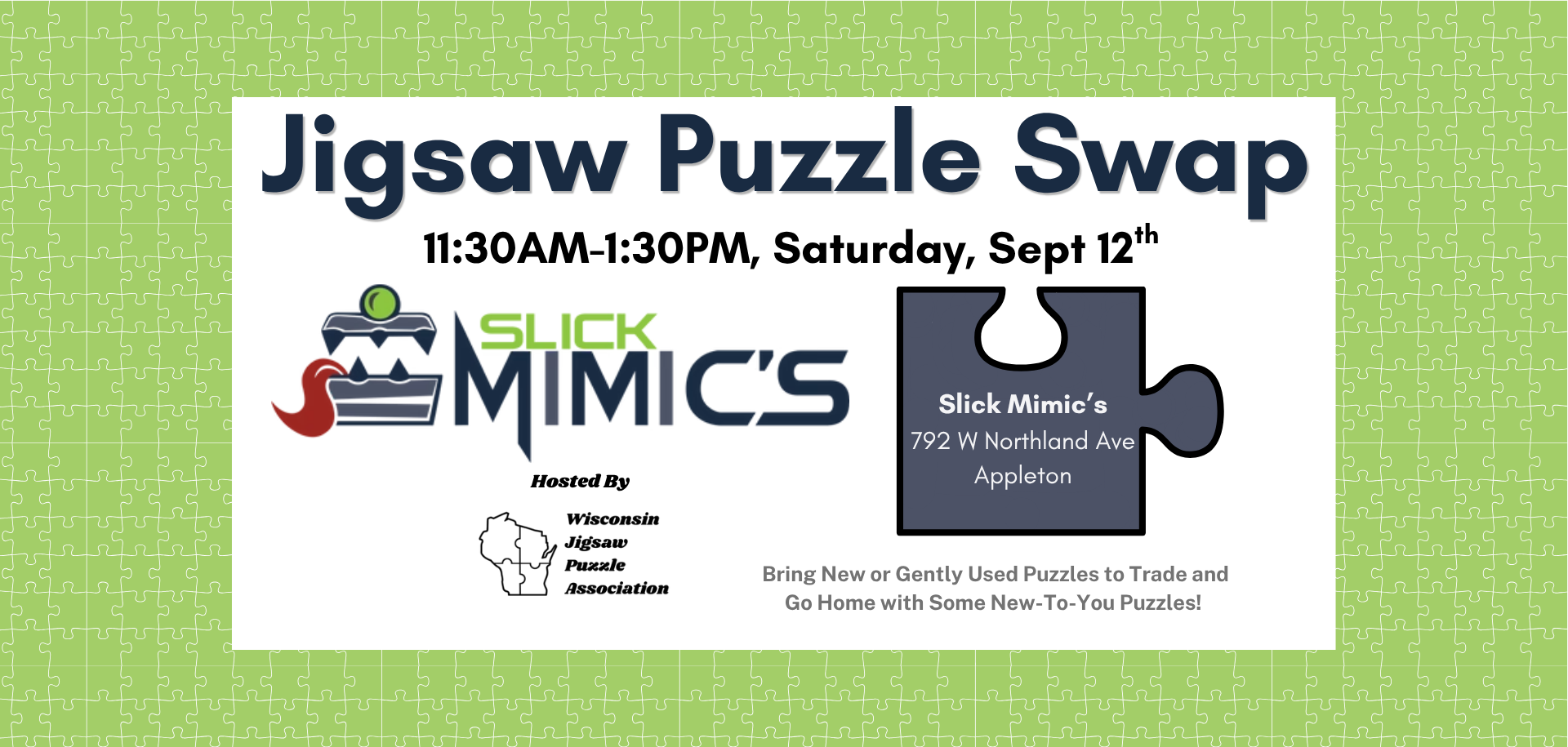 Puzzle Swap @ Slick Mimic’s