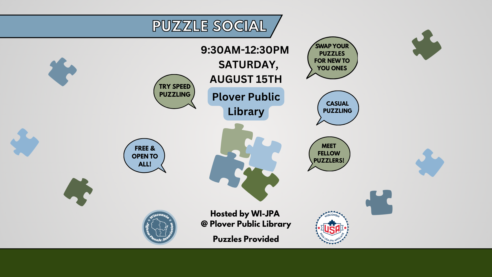 Puzzle Social - Plover August