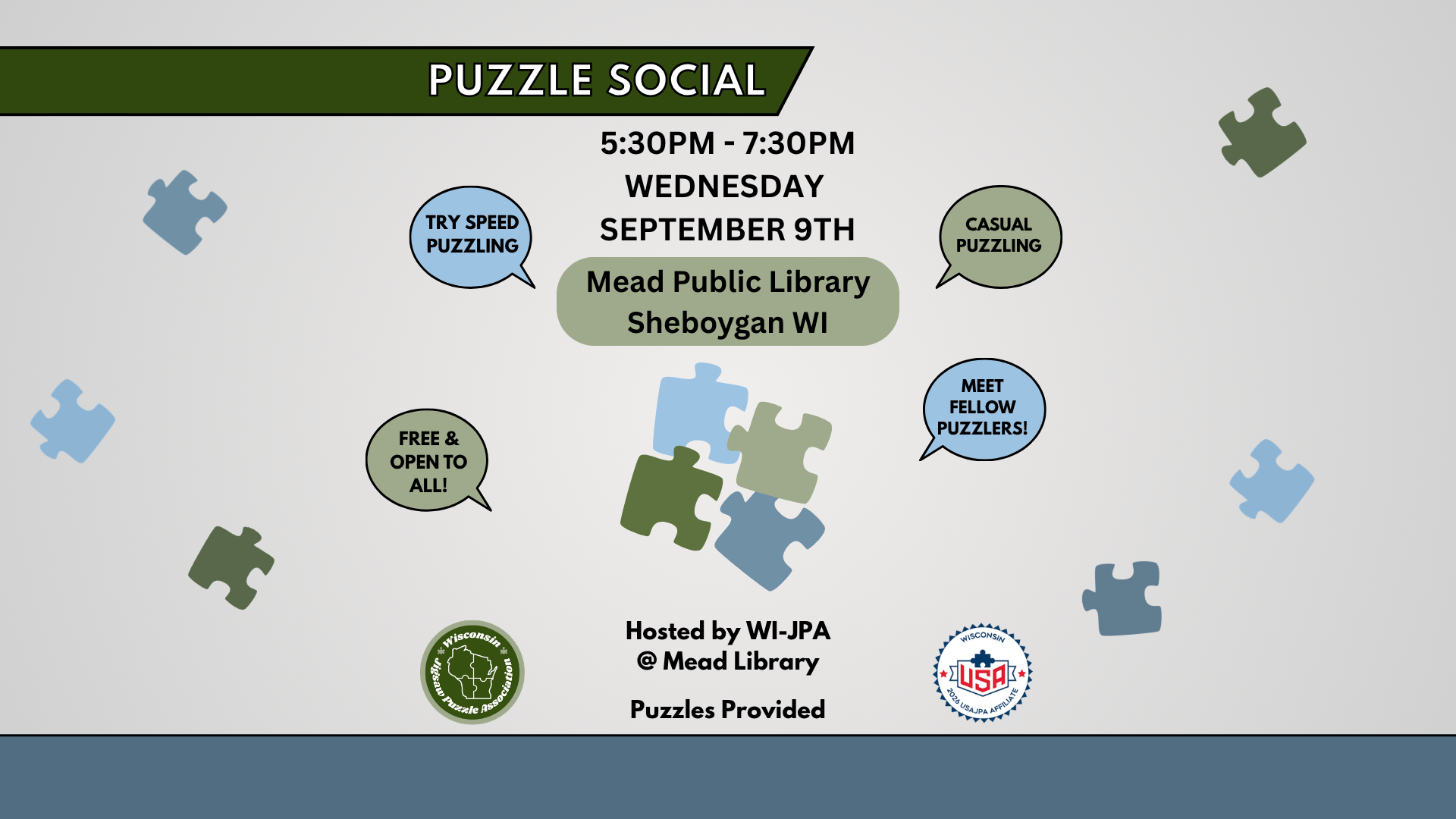 Puzzle Social - Sheboygan September