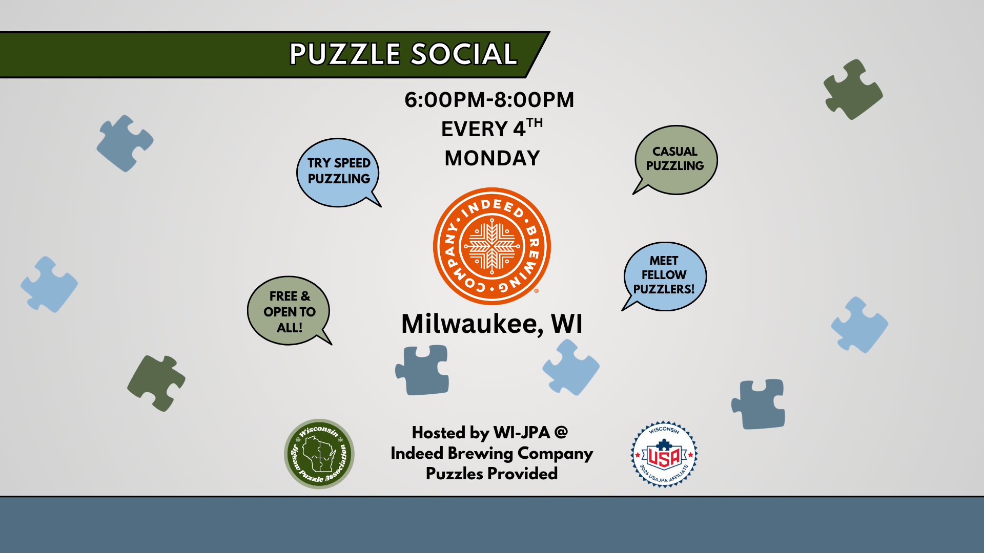 Puzzle Social - Milwaukee October