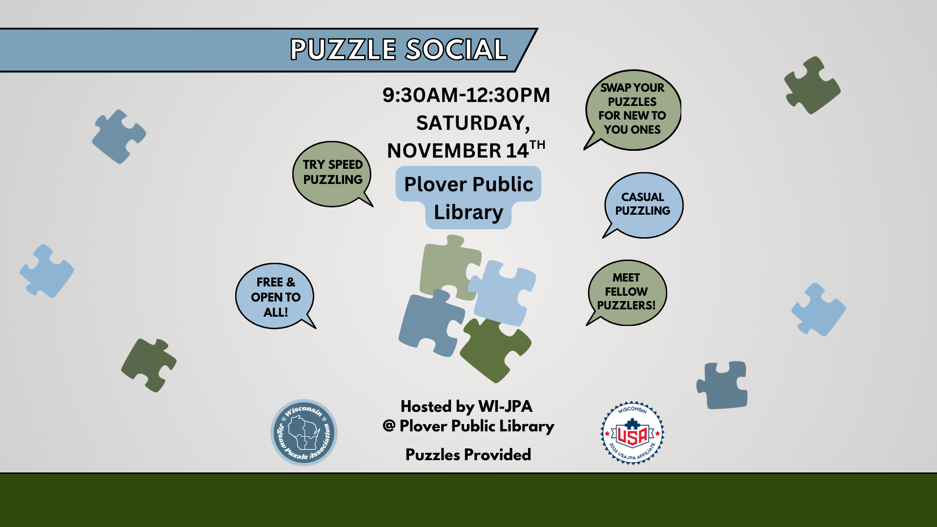 Puzzle Social - Plover November