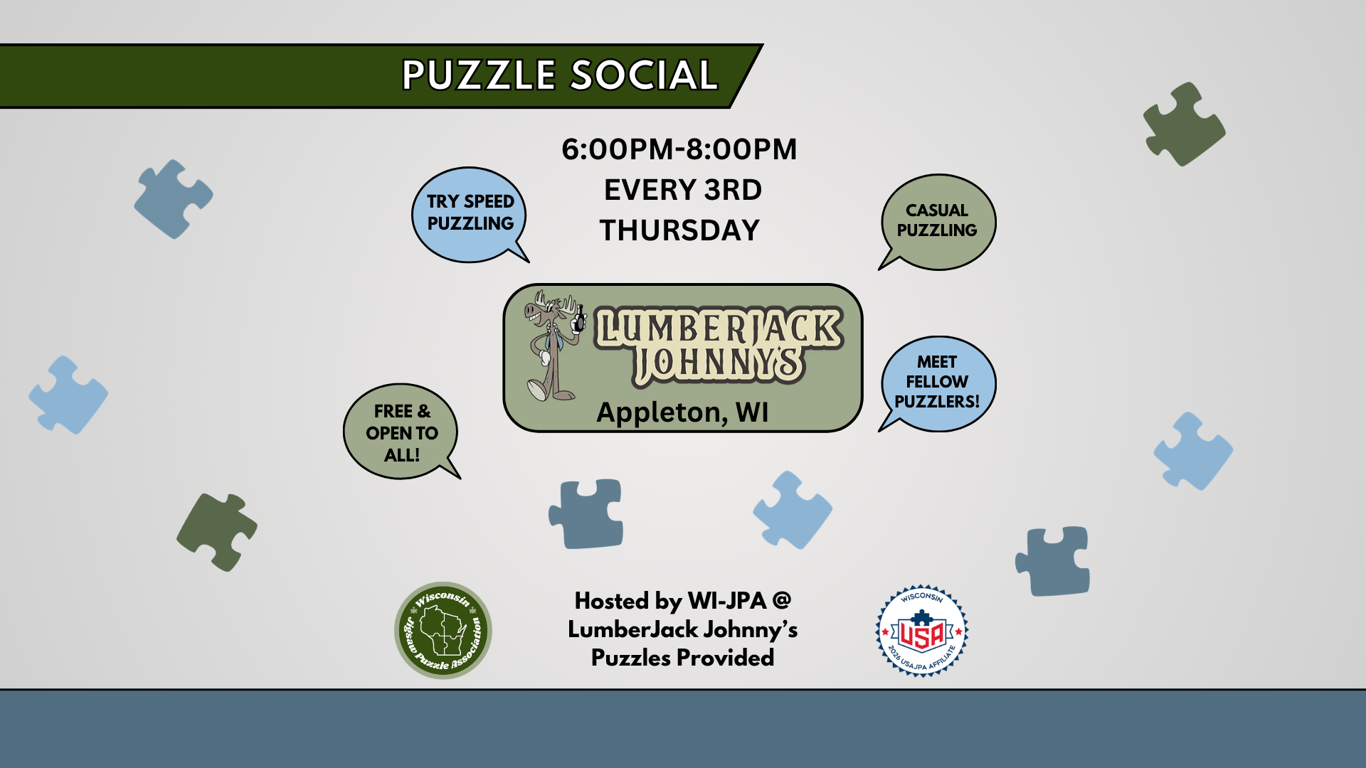 Puzzle Social - Appleton November