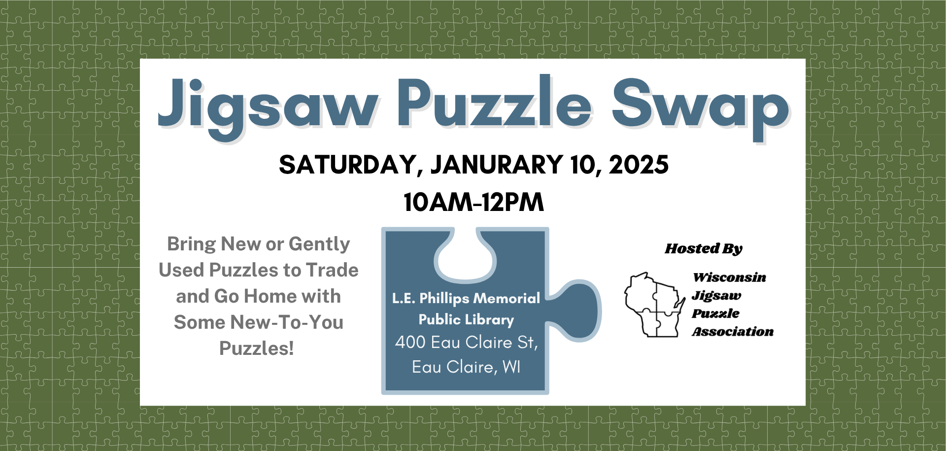 Puzzle Swap - L.E. Phillips Memorial Public Library - Eau Claire