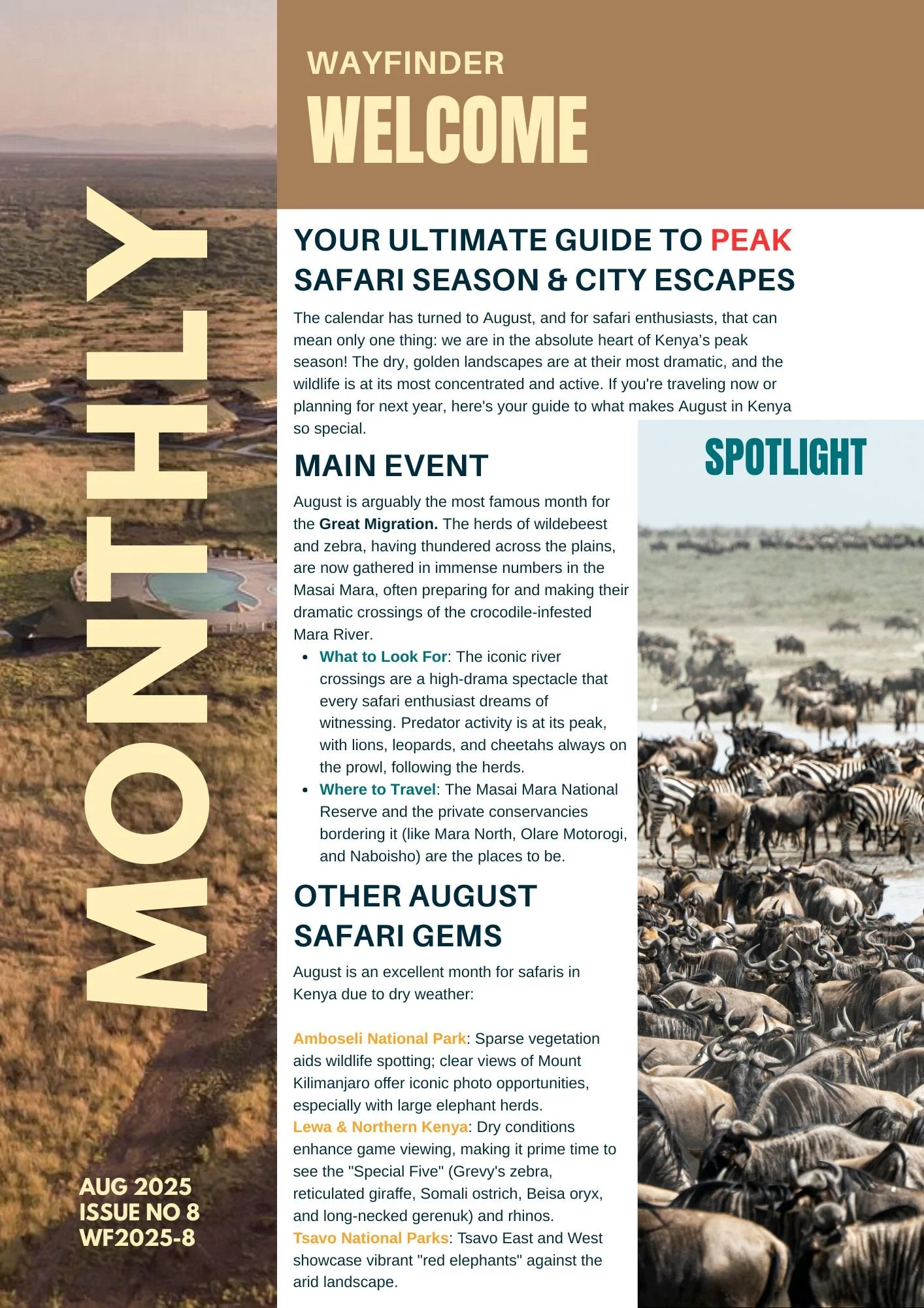 August in Kenya: Your Ultimate Guide to Peak Safari Season &amp; City Escapes
