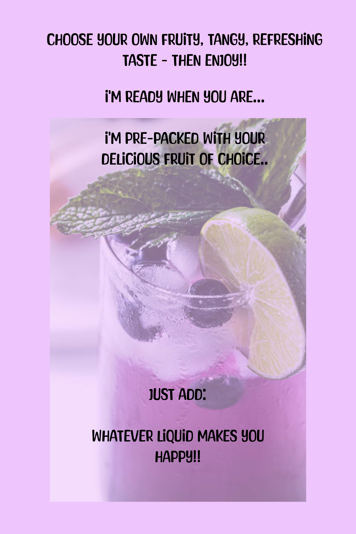 Choose your Infusion!!