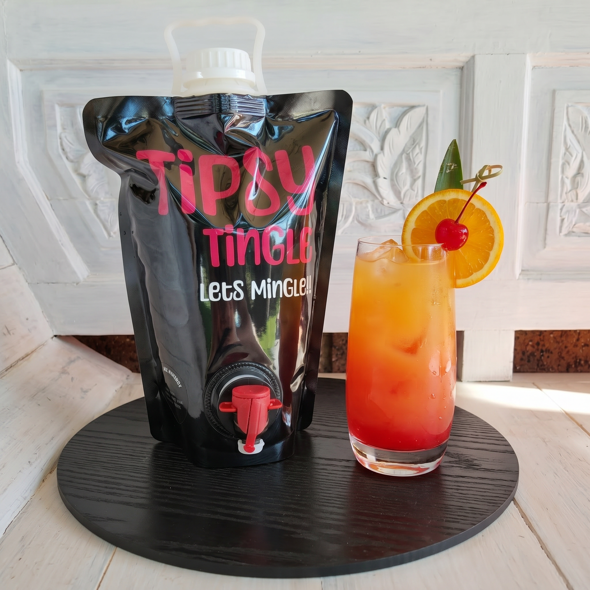Tipsy Tingle Sex on the beach Cocktail Mix 1.5L Party Bag
