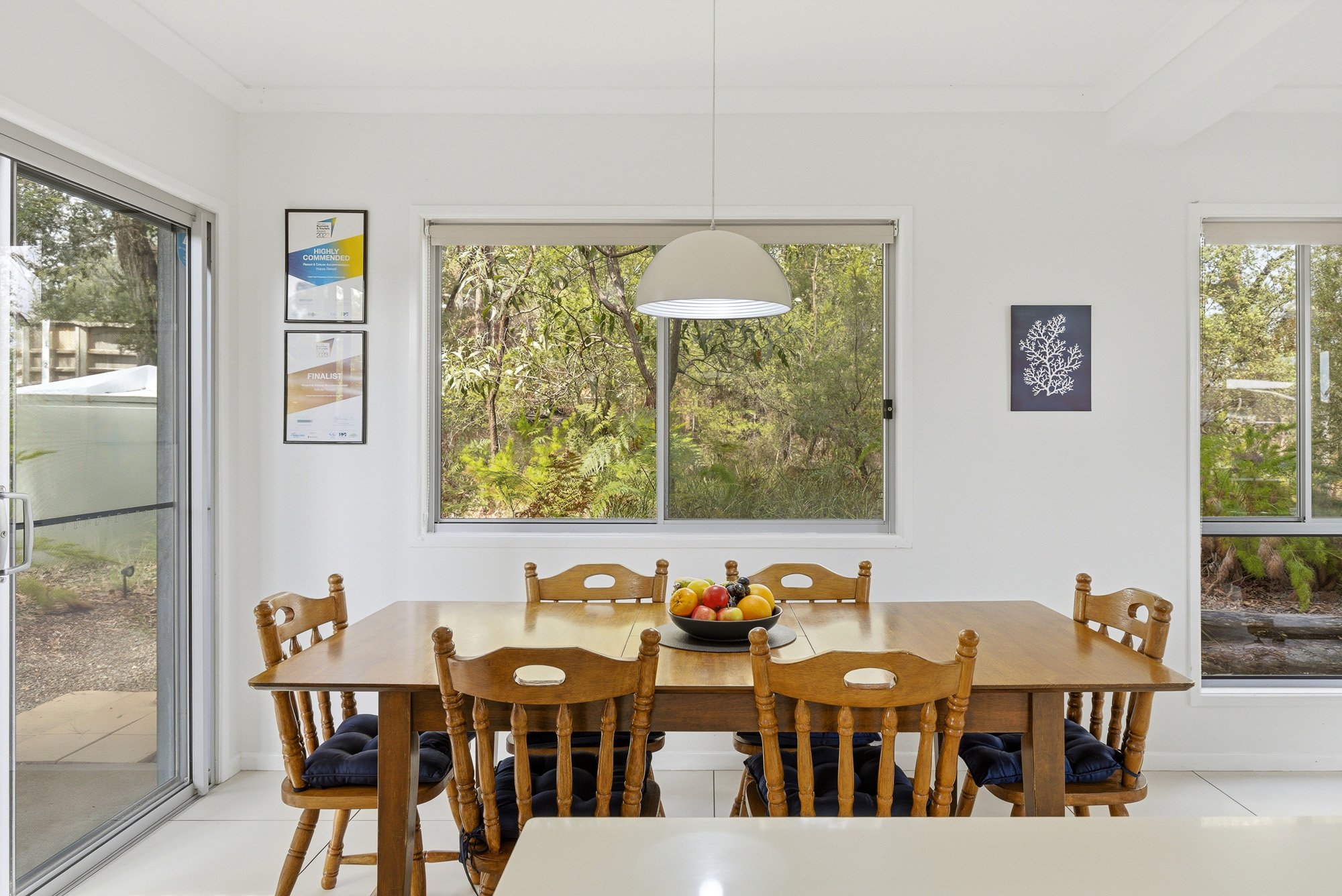 Morning breakfast surrounded by nature