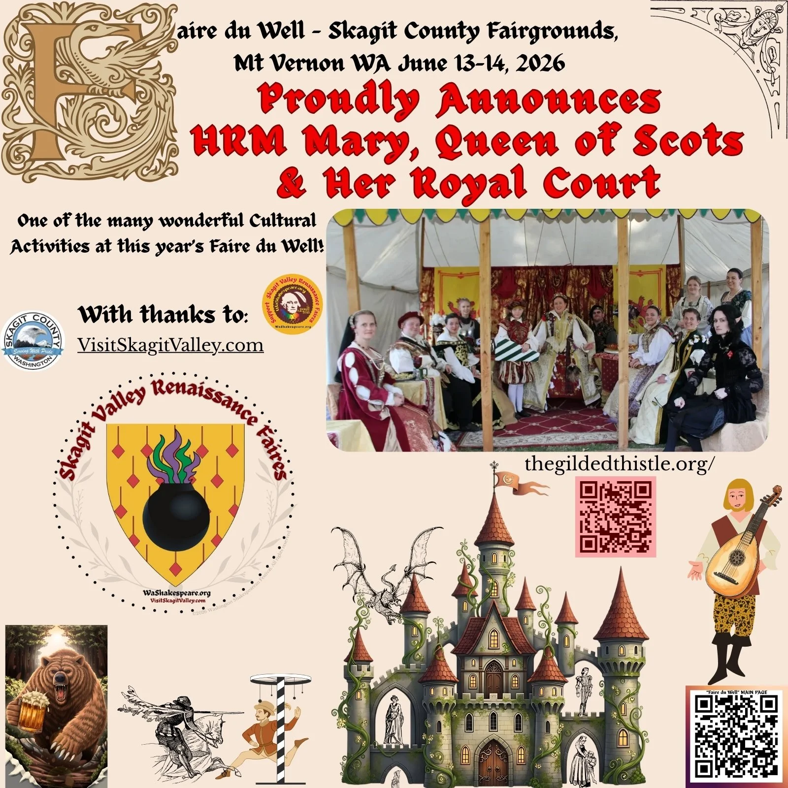 Images of Royal Performers at a Renaissance Faire