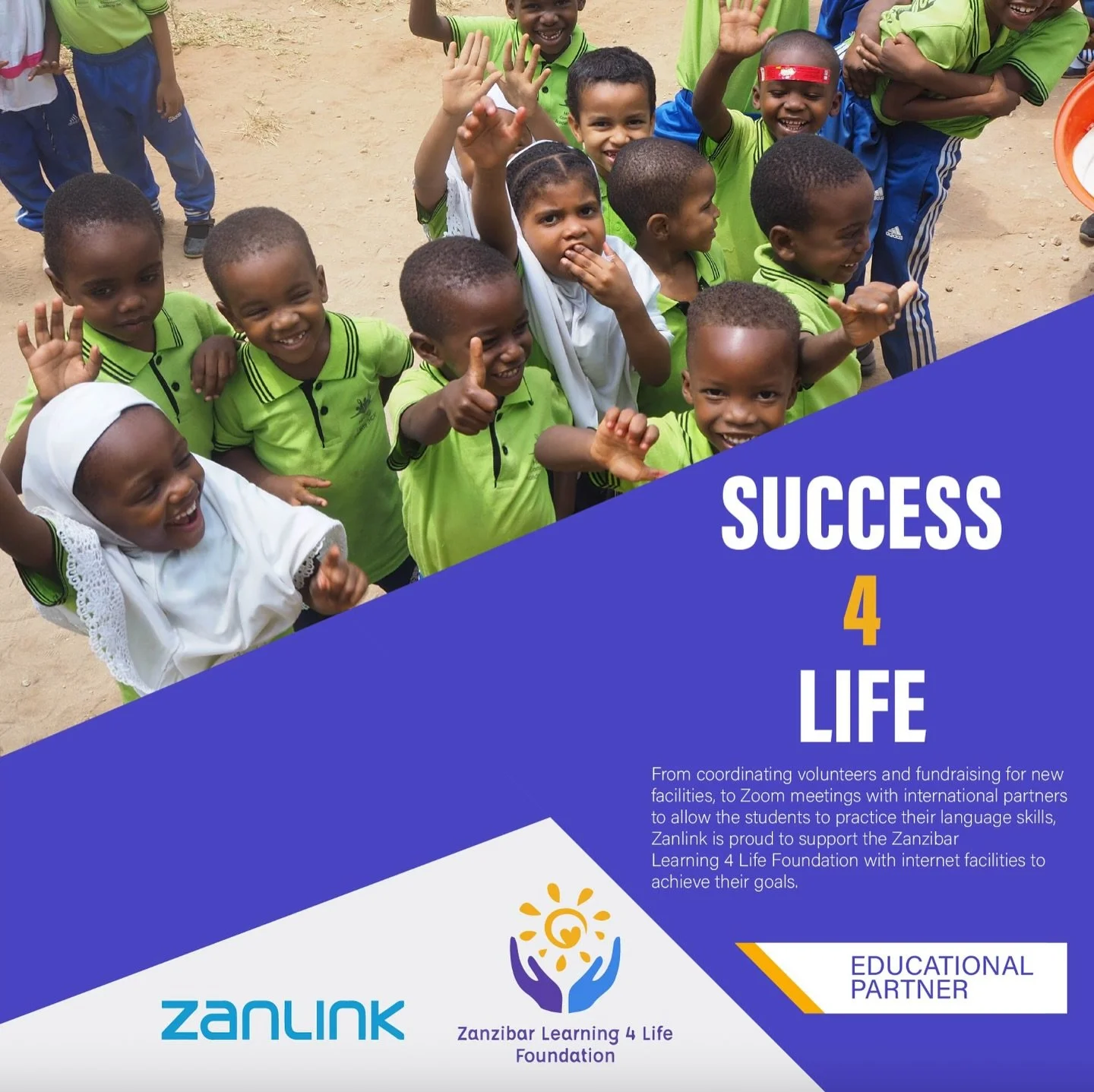From coordinating volunteers and fundraising for new facilities, to Zoom meetings with international partners to allow the students to practice their language skills, @zanlinklimited is proud to support the Zanzibar Learning 4 Life Foundation with in
