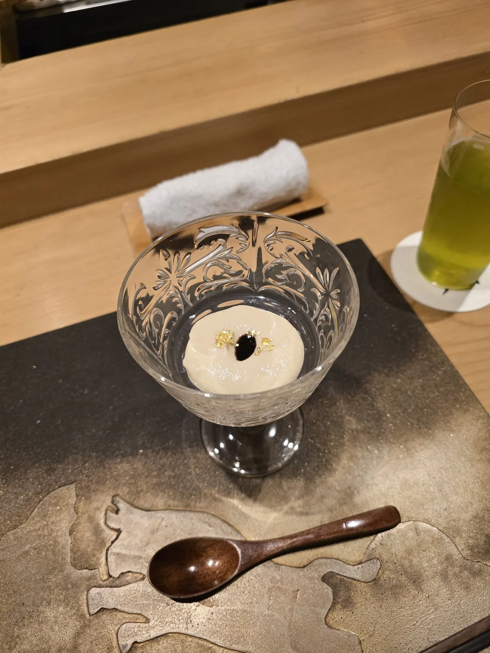 Dish 2 — Sweet onion puree